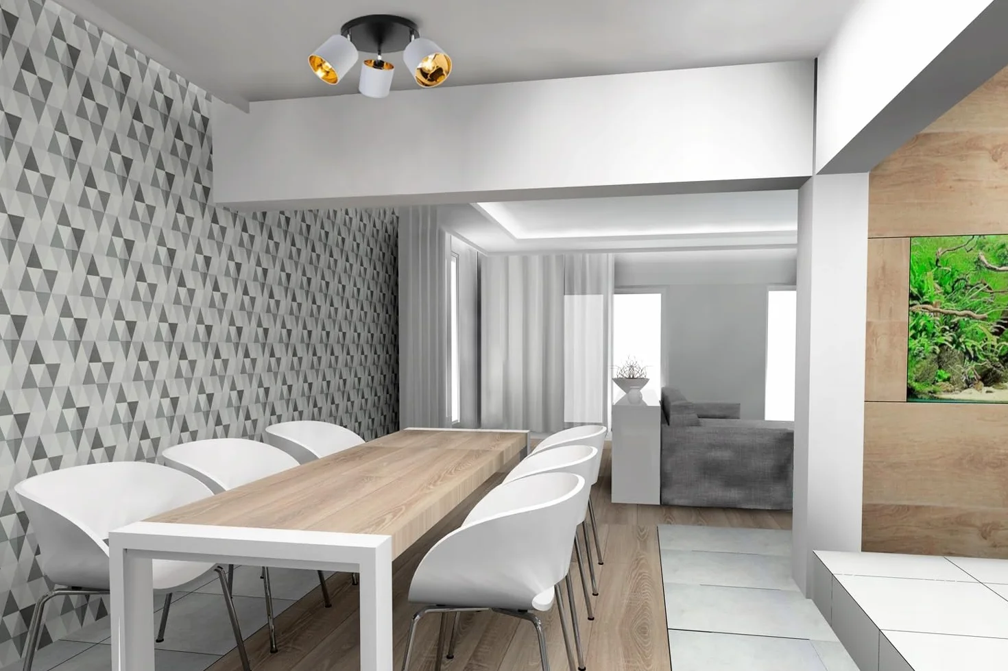 Lampa wisząca sufitowa żyrandol złota plafon LED – Nowoczesna lampa LED do salonu, sypialni i kuchni