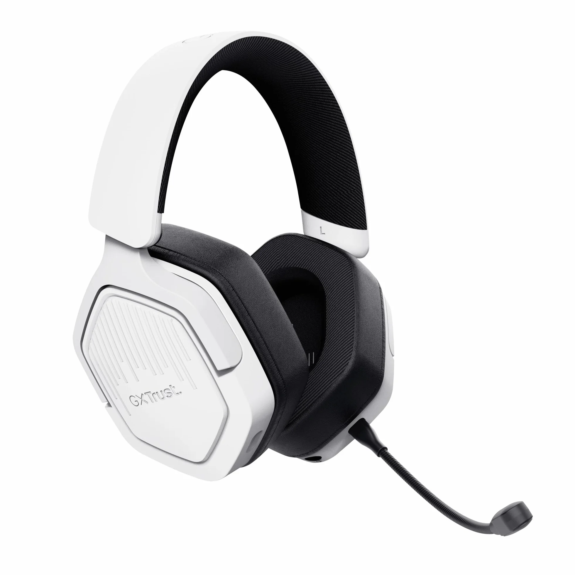 Trust GXT 1493W Ravox Bezprzewodowe Słuchawki Gamingowe Bluetooth 2.4 GHz PS5 PS4 Switch PC 50mm 70h Biały