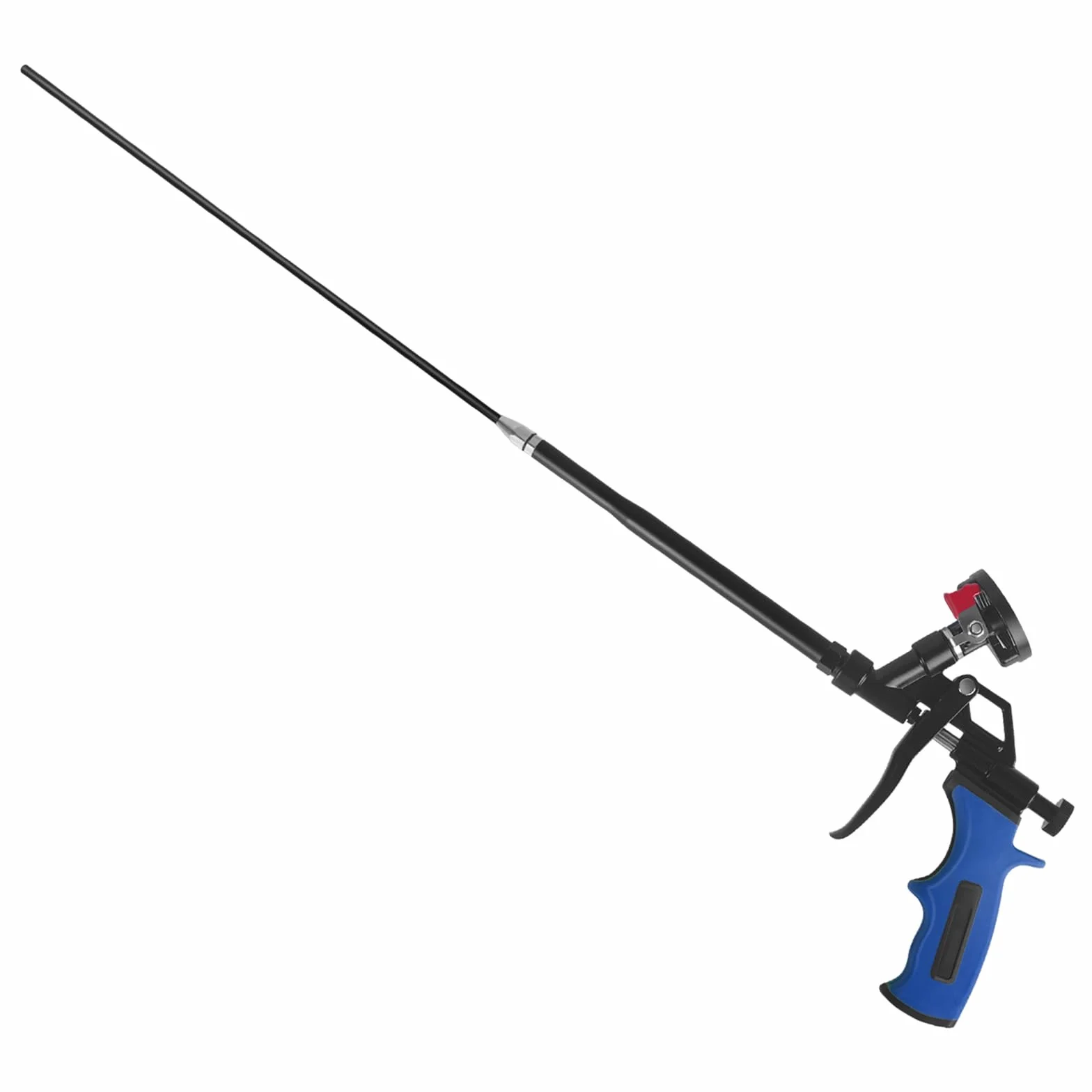 Odłączany pistolet do pianki natryskowej, profesjonalny pistolet do pianki rozszerzającej, pistolet do pianki dozującej, odpowiedni do uszczelniania, napełniania, uszczelniania (niebieski)