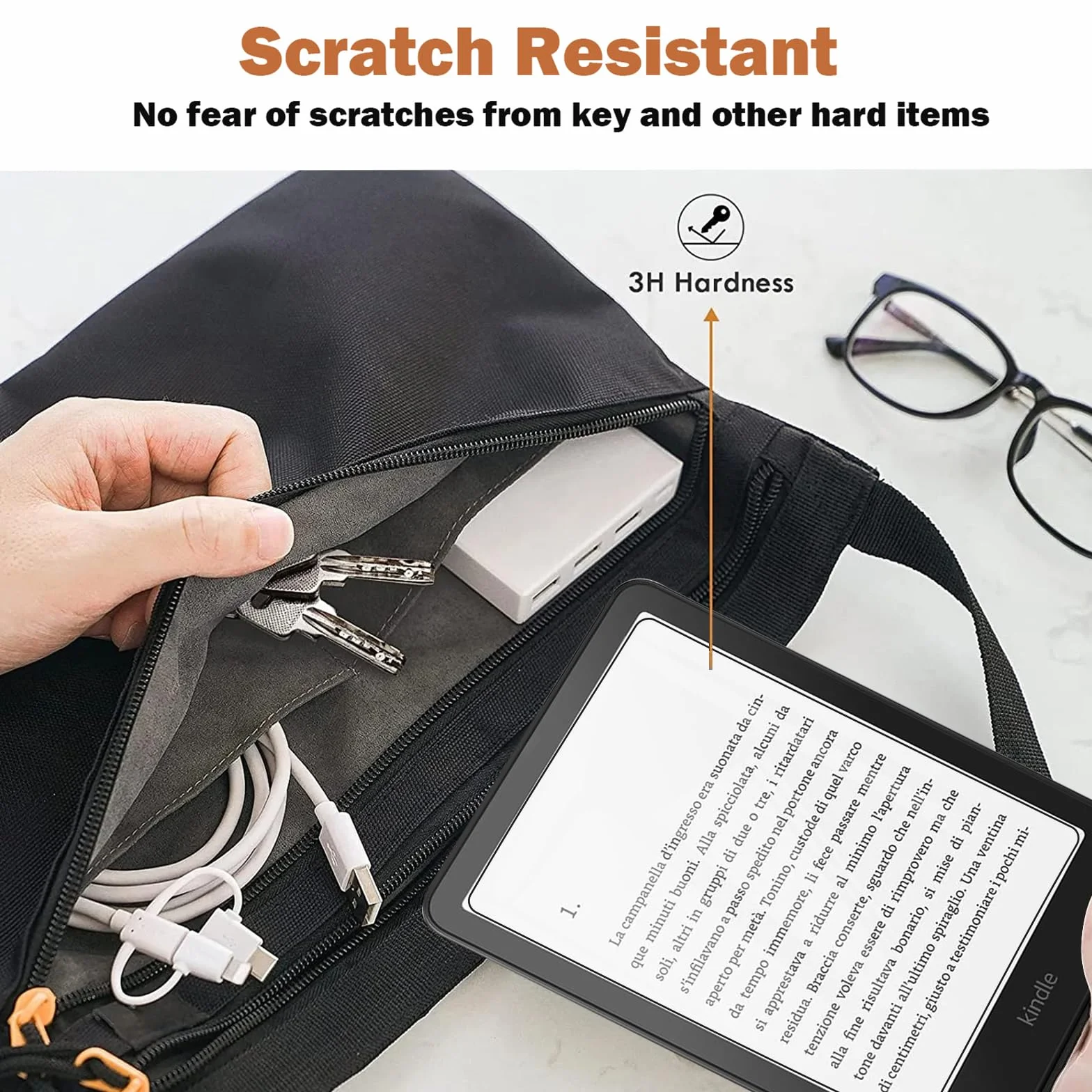Folia ochronna do Kindle Paperwhite 2024-12. generacji (7 cali), [2 sztuki] [Anti-scratch] HD Screen Protector, bez pęcherzyków, miękka folia ochronna TPU