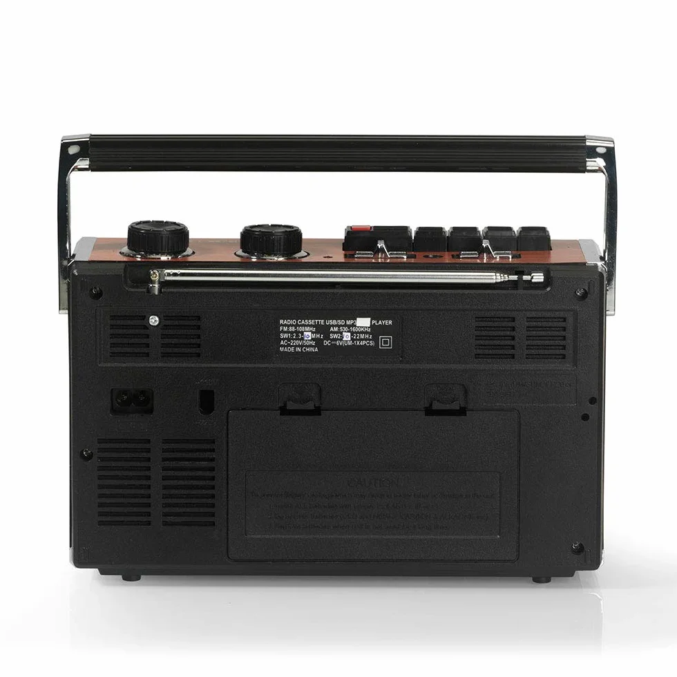 Ricatech PR85 Przenośny odtwarzacz kasetowy rejestrator USB SD