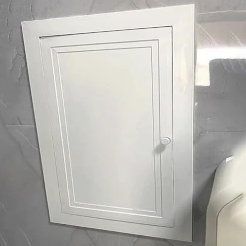 Duży panel dostępu z uchwytem – łatwy montaż luku inspekcyjnego do kabli elektrycznych do płyt kartonowo-gipsowych, garażu, 55 x 55 cm (22 x 22 cale)