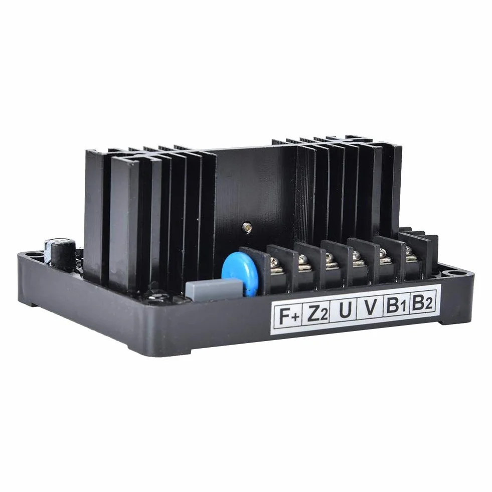 Regulator napięcia, automatyczny regulator napięcia AVR 15A GB-120 380/400 VAC do 3-fazowego generatora szczotek węglowych ze schematem połączeń