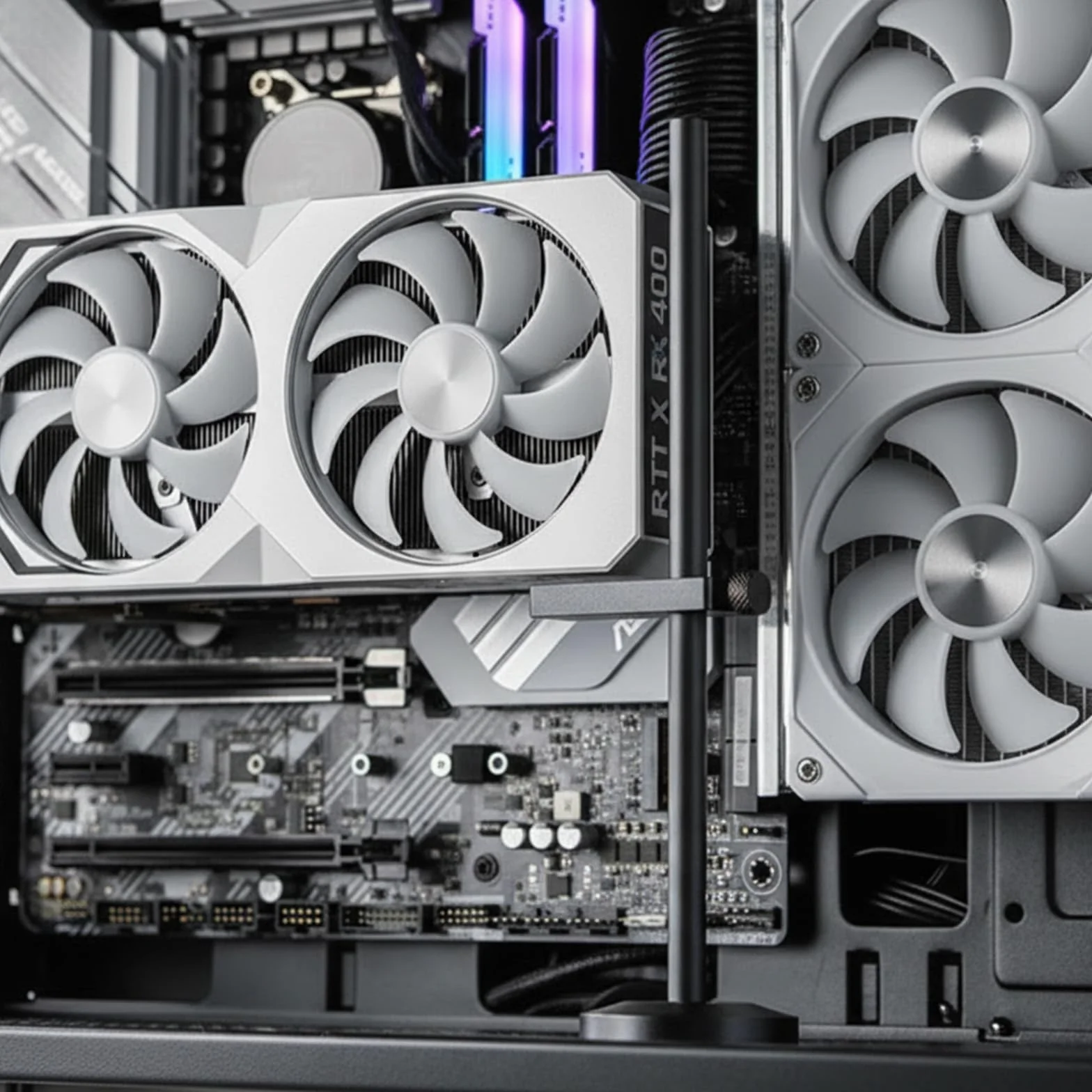 Uchwyt na karty graficzne GPU, stop aluminium Zyghjort