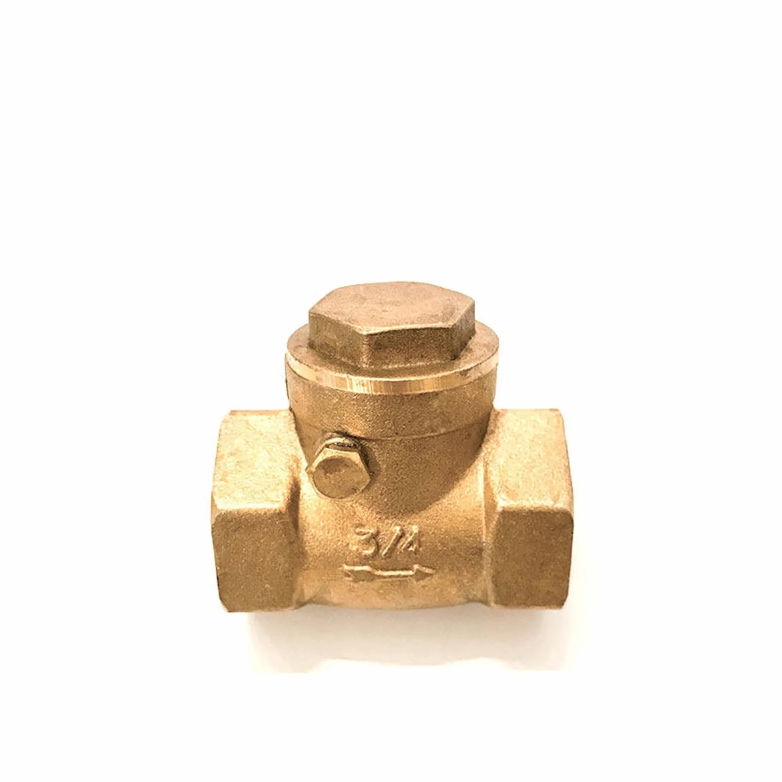 1/2" 3/4" 1" 2" 3" 4" gwint wewnętrzny mosiądz poziomy zawór zwrotny zapobiegający cofaniu się wody (rozmiar: 2,5 cala)