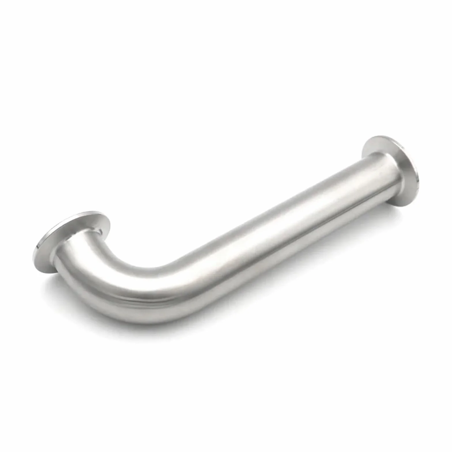 Revive Furniture Złączka do rur sanitarnych Homebrew 304/316L ze stali nierdzewnej 90 stopni Tri Clamp, z długim przedłużeniem, 25, 38, 51 mm, 1"1,25"1,5"2"(OD51x64,L457MM_SS316L)