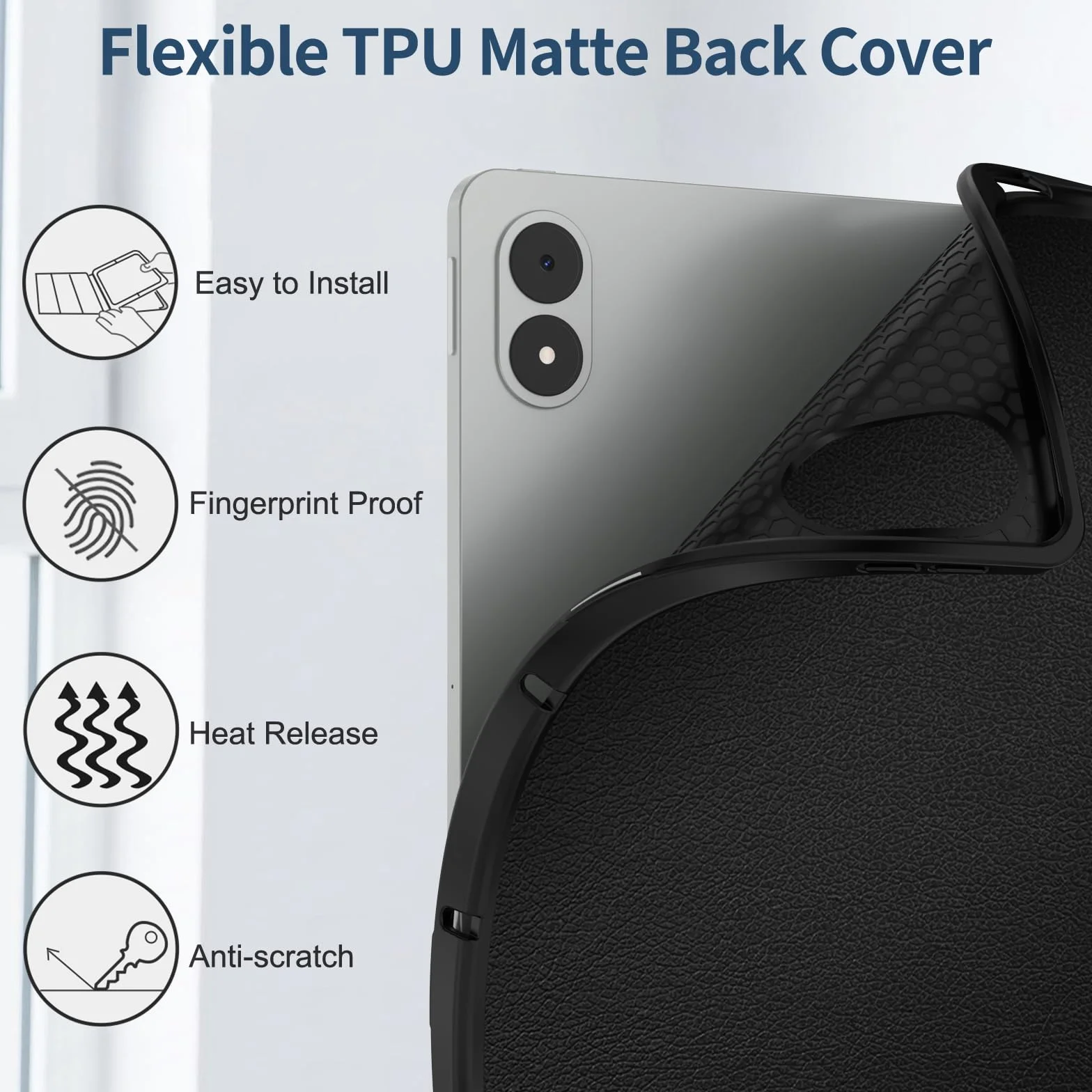 Fintie Etui Ochronne do Redmi Pad 2 Pro 12,1" 2025 z Uchwytem na Długopis TPU