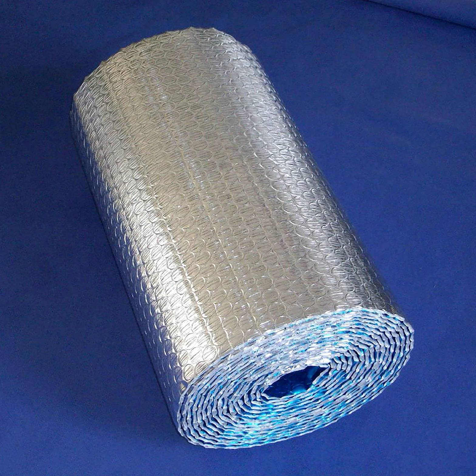 Samoprzylepna izolacja cieplna folia aluminiowa bąbelkowa laminowana bariera oparów materiał do izolacji cieplnej domów (rozmiar: 1 m * 25 m)