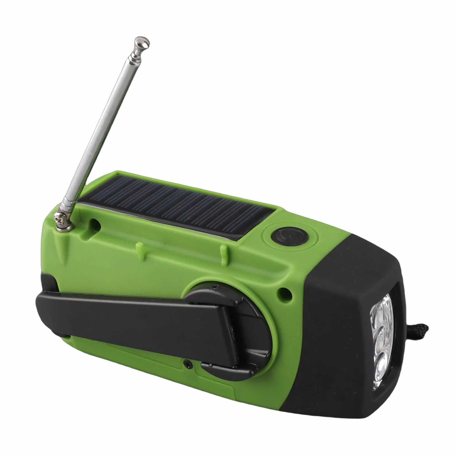 Radio solarne FM/AM/NOAA z latarką LED i powerbankiem 1000 mAh