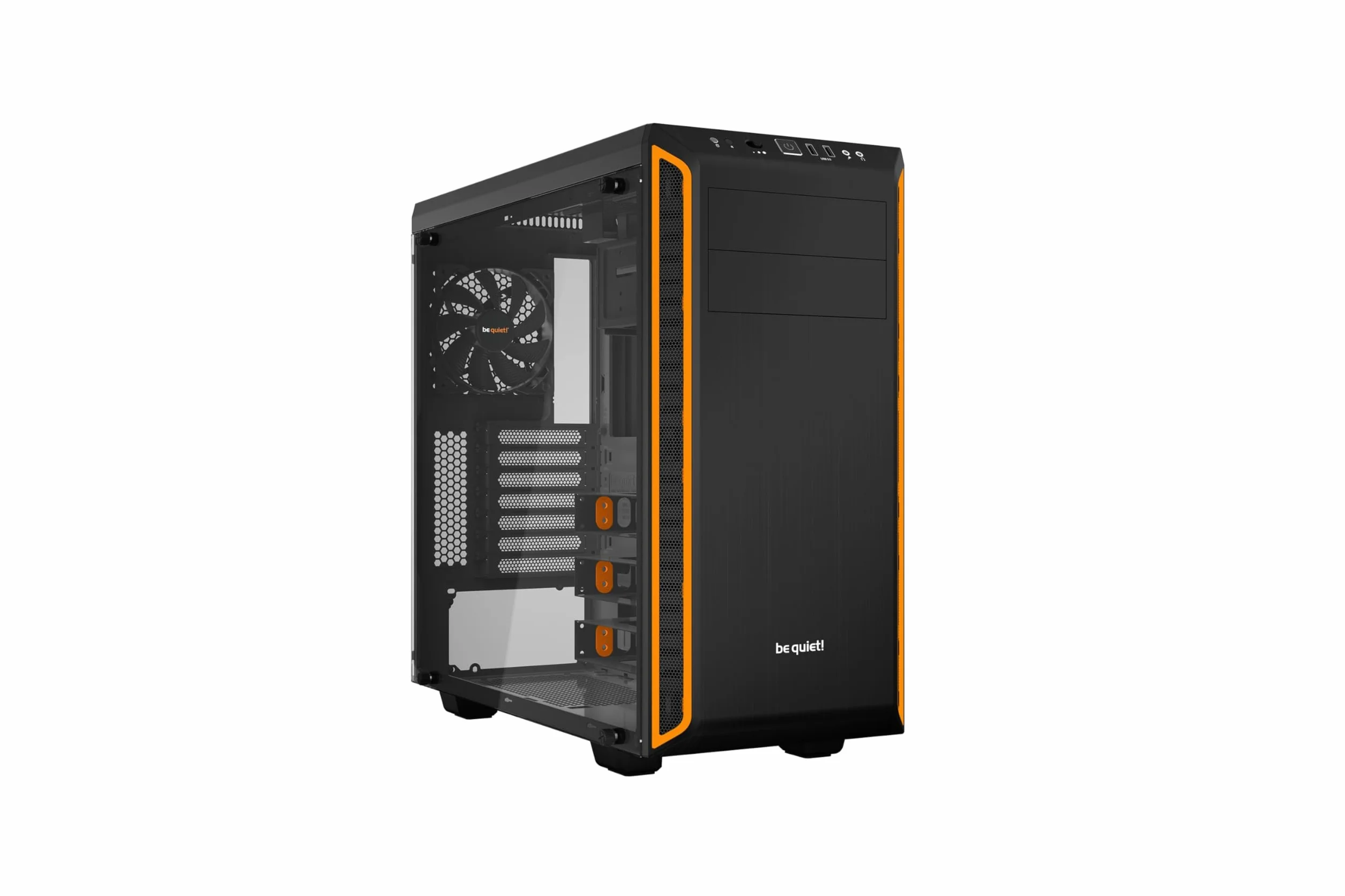 BeQuiet Pure Base 600 Window PC Case Orange