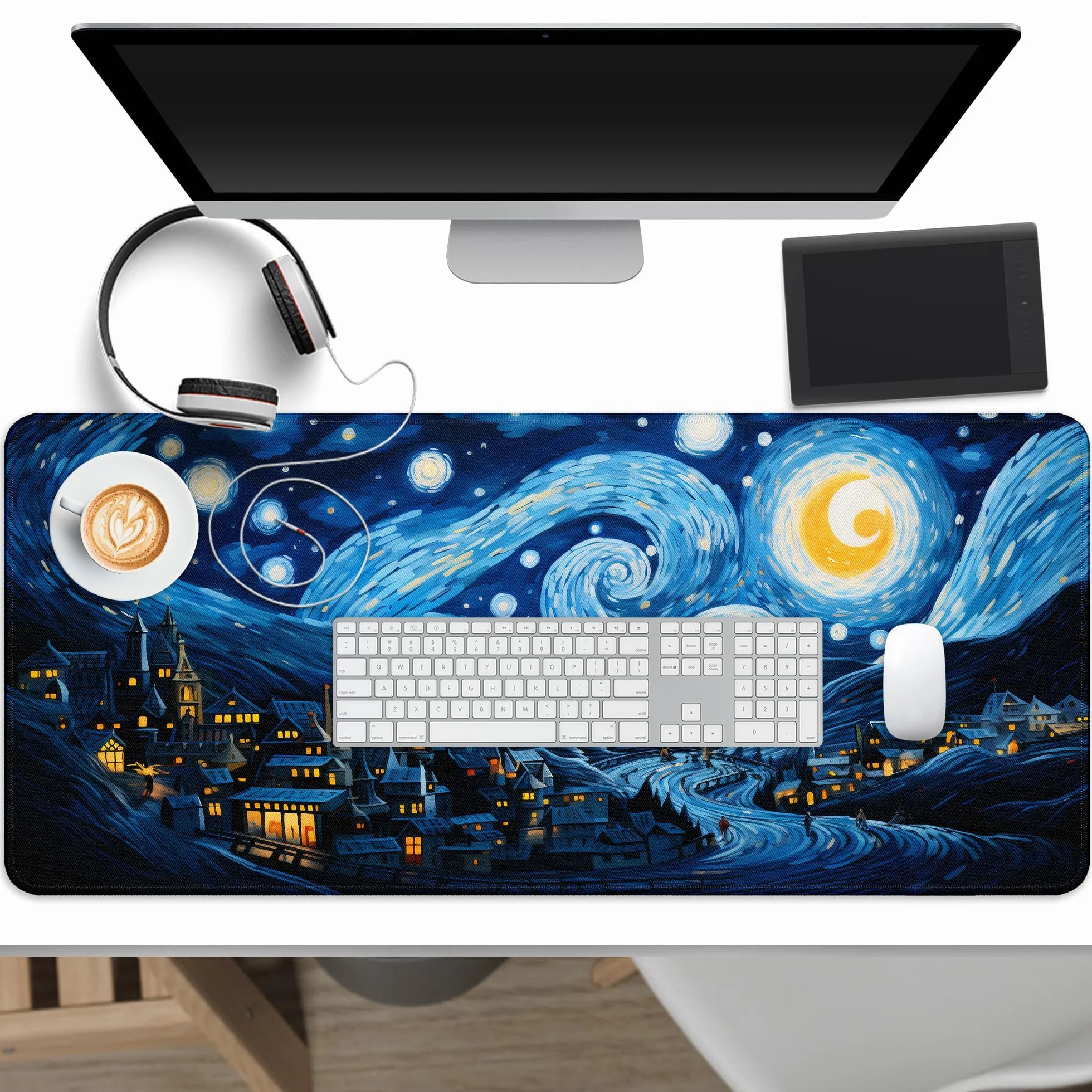 Podkładka pod mysz XXL 800x300 mm antypoślizgowa gumowa podstawa do gier
