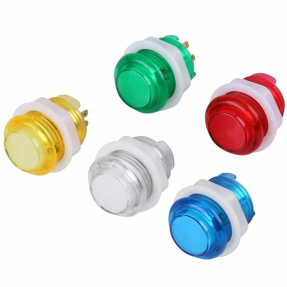 Pssopp 5PC Button podświetlane przyciski LED z mikroprzełącznikiem do części konsoli od Machine Games