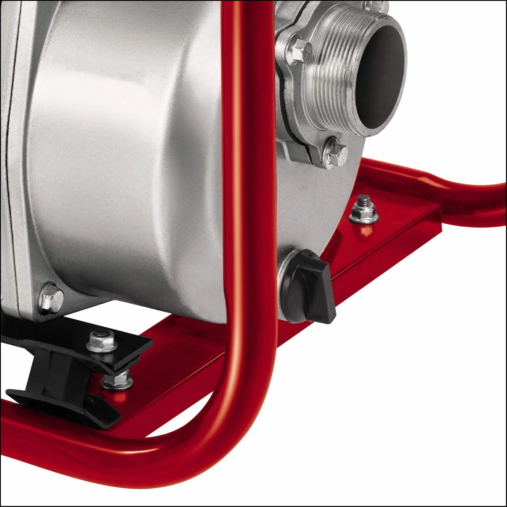 Einhell GC-PW 46 pompa spustowa (4,6 kW, 4-suwowy silnik, maksymalnie 23000 litrów na godzinę, zbiornik o pojemności 3,6 litra, sprzedawany z adapterami przyłącza do węża/łącznika gwintowanego AG)