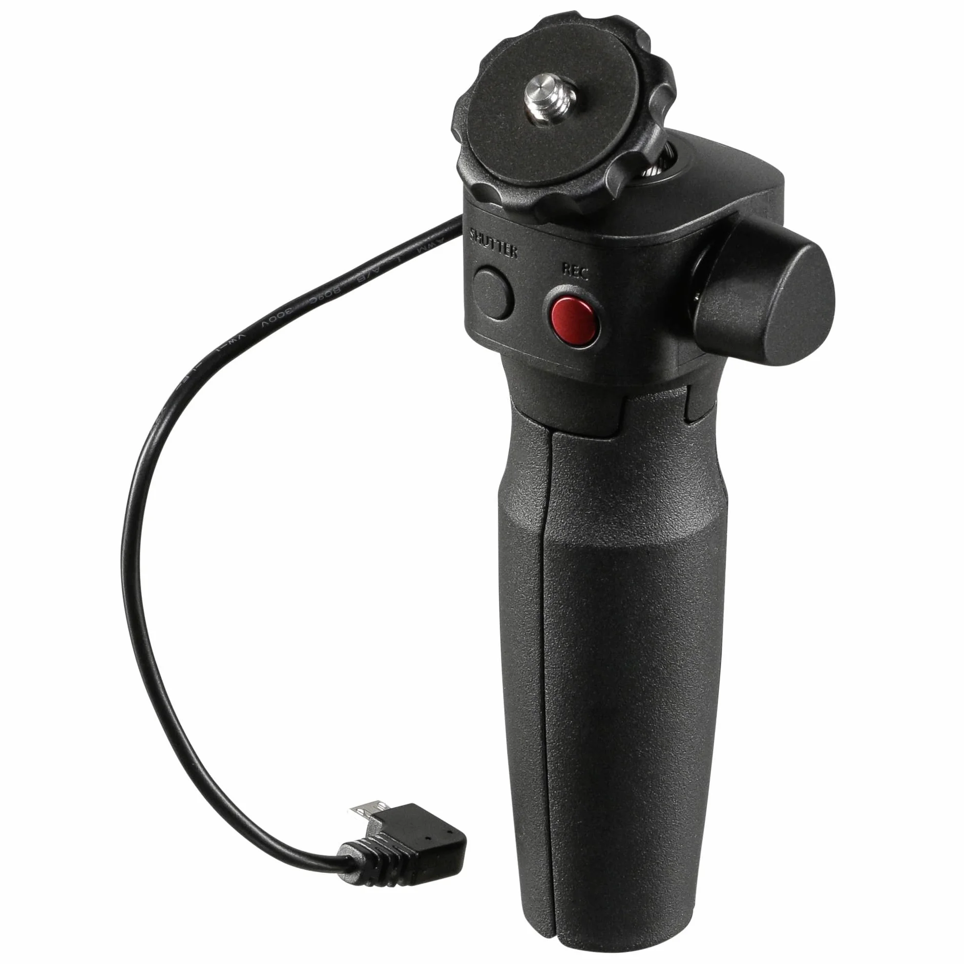 Panasonic DMW-SHGR1 uchwyt ręczny do DC-G100, GH5, GH5S, G9, G90 i G80 (waga 102g, 3 przyciski do obsługi: wideo, migawka i uśpienie, USB micro-B)