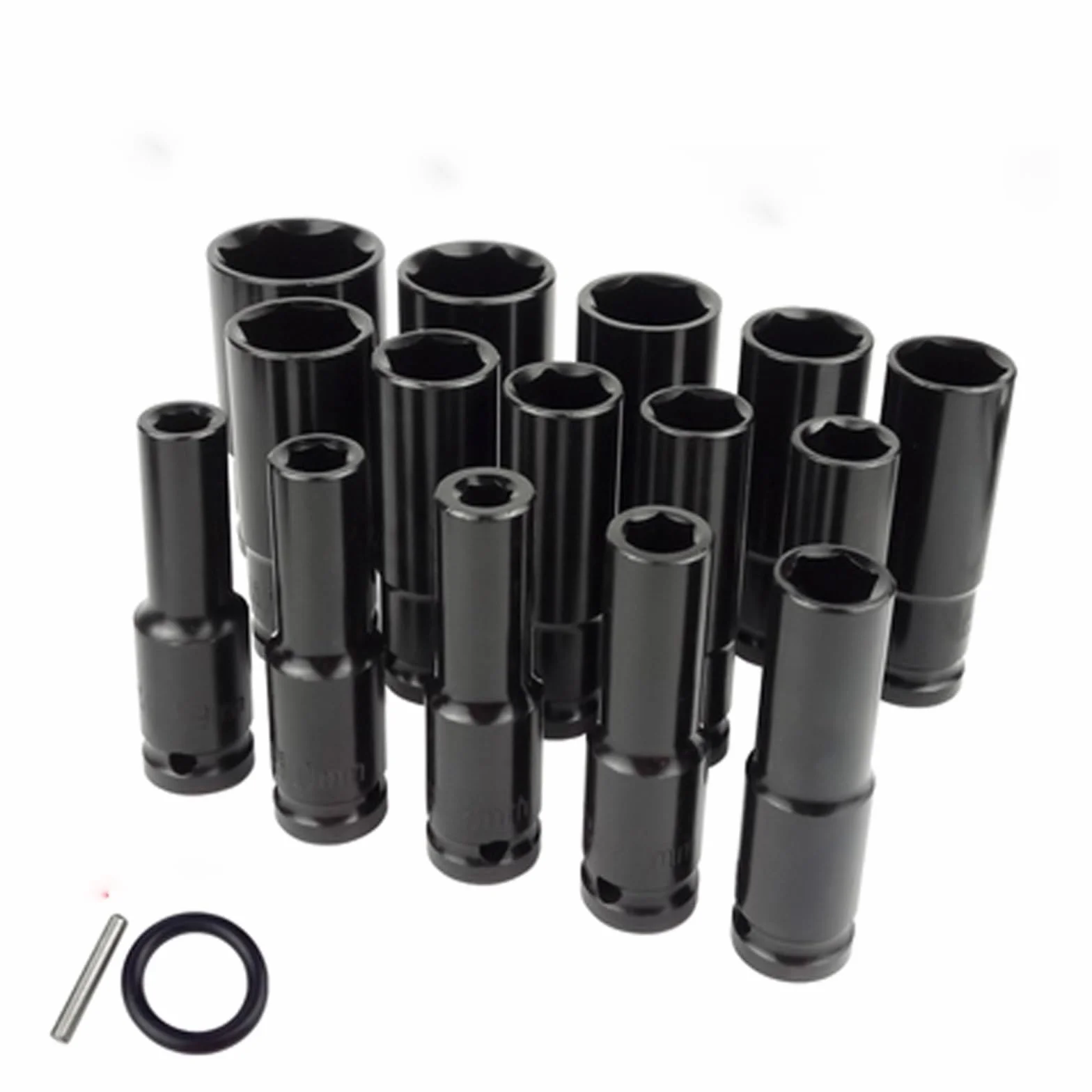Zestaw standardowych kluczy nasadowych 1/2" z łbem sześciokątnym 8~34mm Adapter konwerter kluczy elektrycznych zestawy nasadowe kluczy udarowych (Size : 27mm)