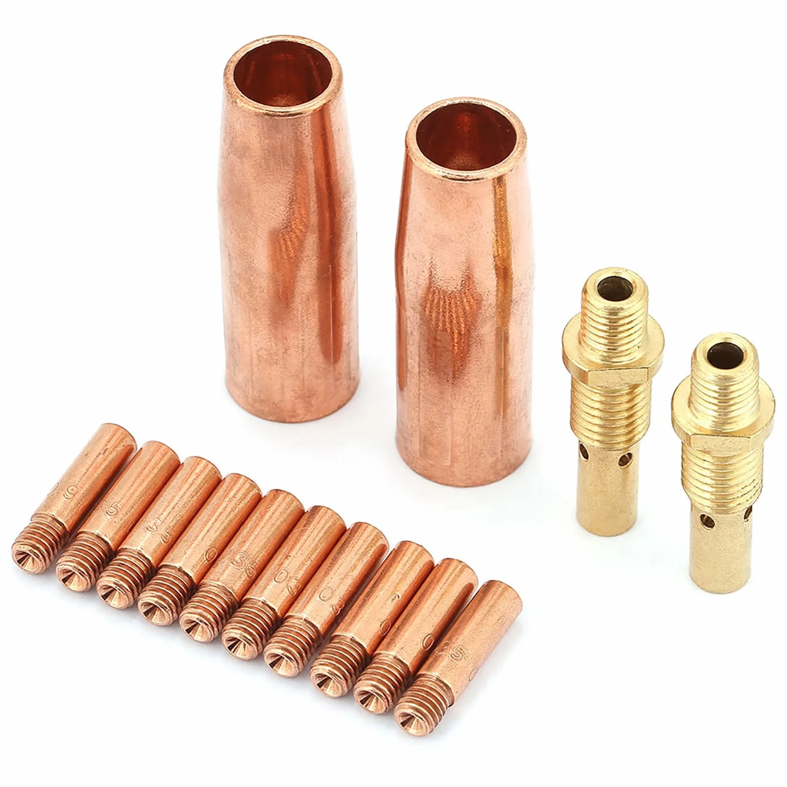 14 stücke Düsen Diffusor Tip Kit für Tweco MIG Schweißpistole