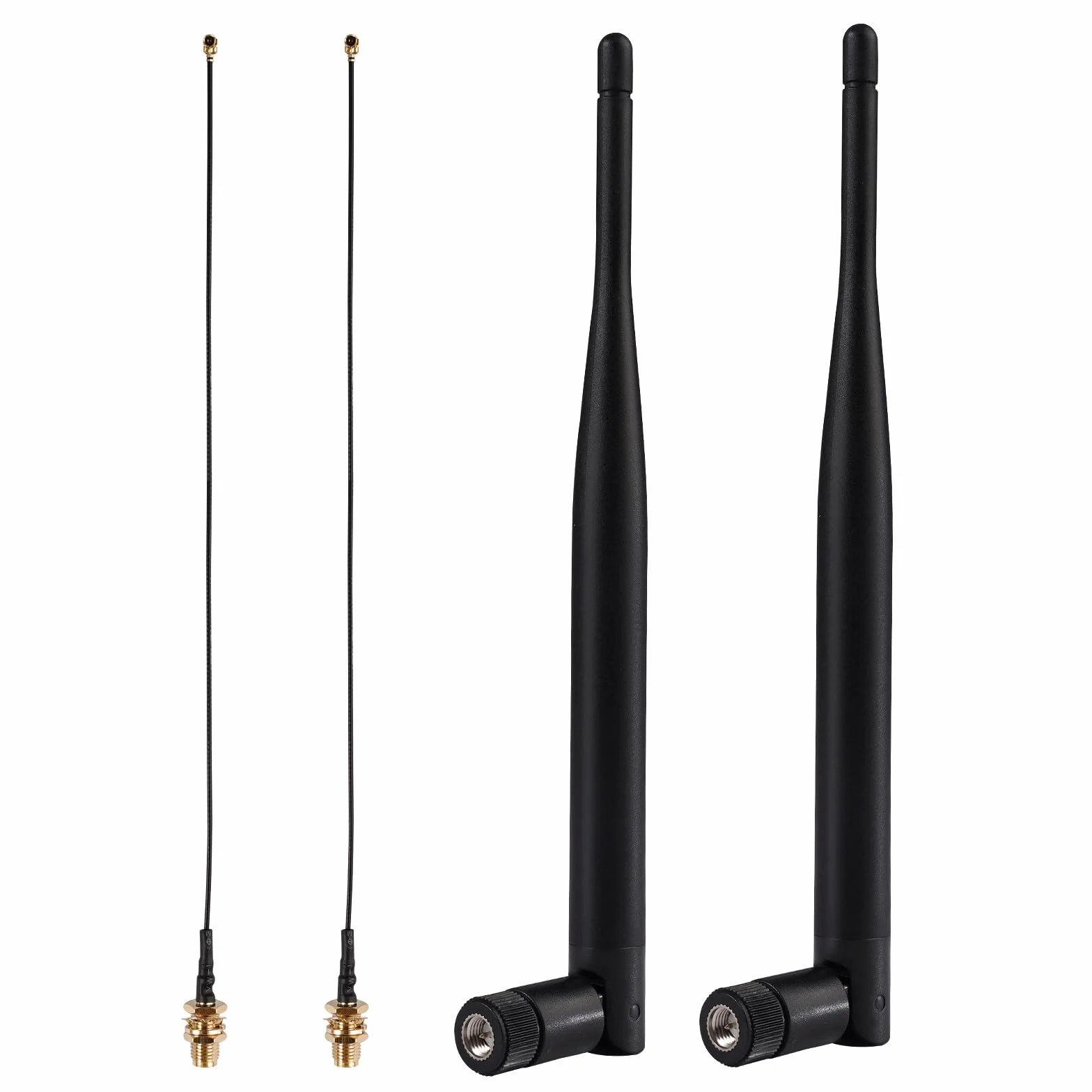 Antena LoRa 868 MHz Omni-Directional 3 dbi SMA do Meshtastic ESP32 LoRa OLED z przedłużaczem IPEX 18 cm 2 sztuki