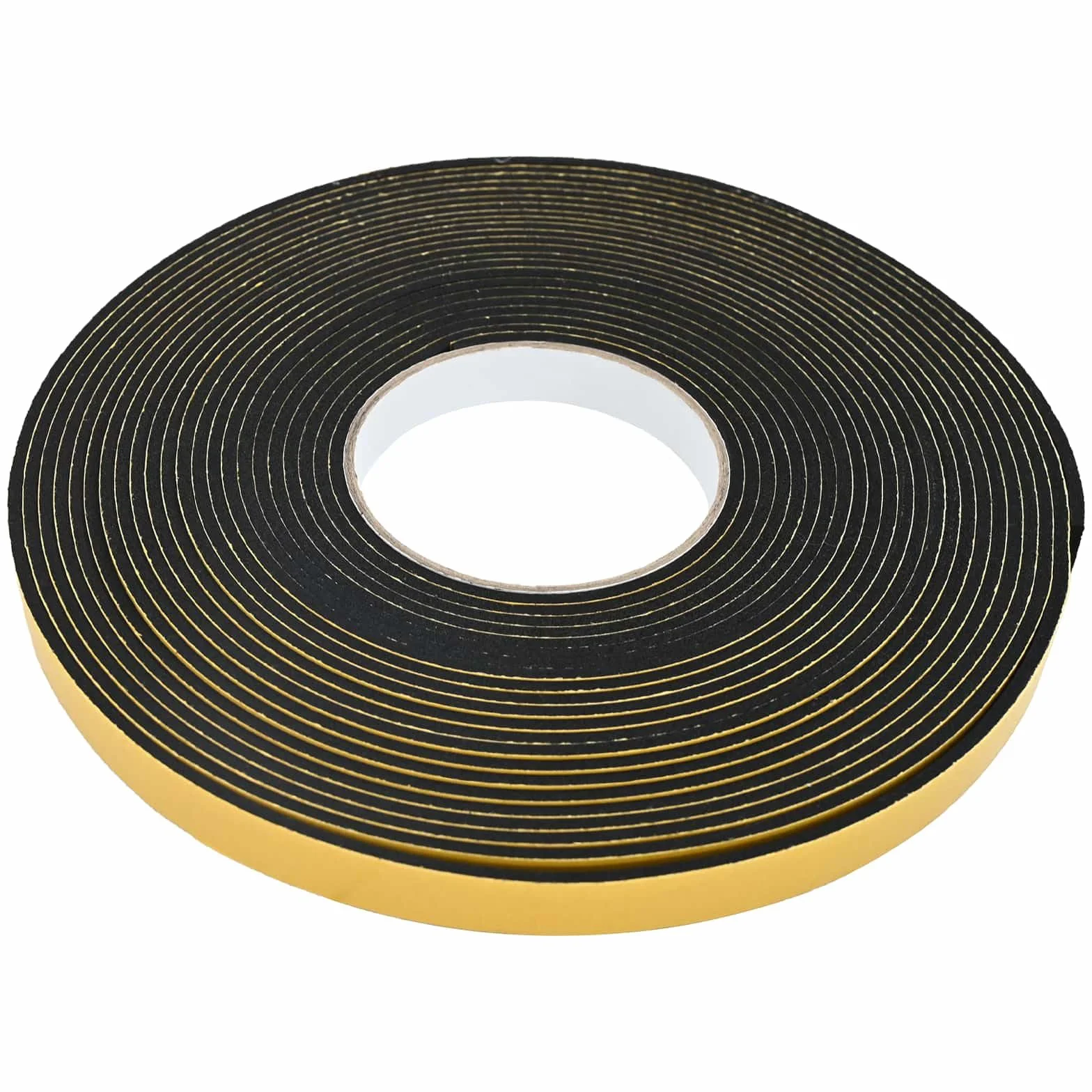 Samoprzylepna taśma uszczelniająca z pianki CR 10 sztuk czarna 20 mm x 10 m | Okrągły kształt, pyłoszczelny, hermetyczny, wodoszczelny, do drzwi, okien, gniazd, łatwy montaż
