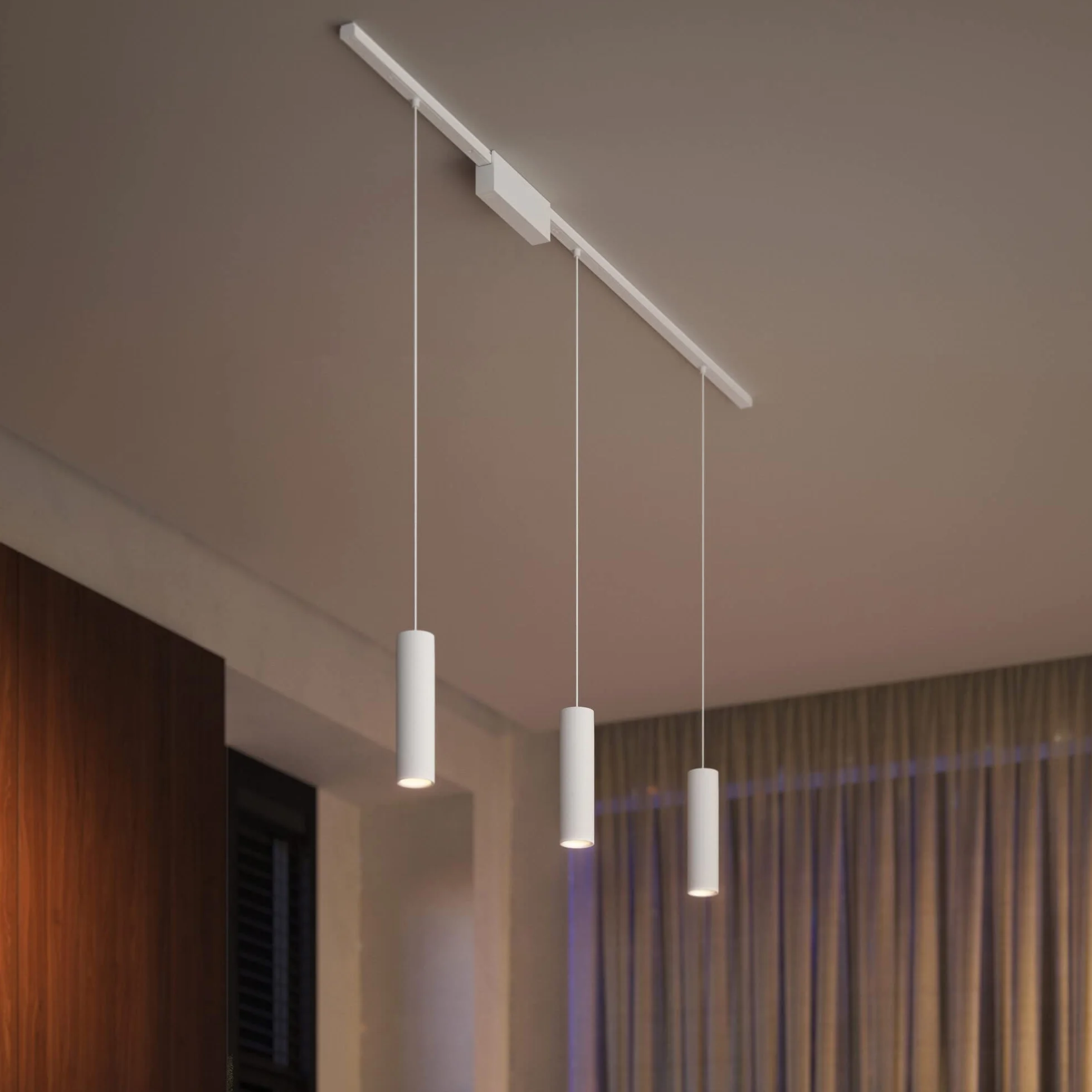 Philips Hue White and color ambiance Lampa wisząca Perifo (biała)
