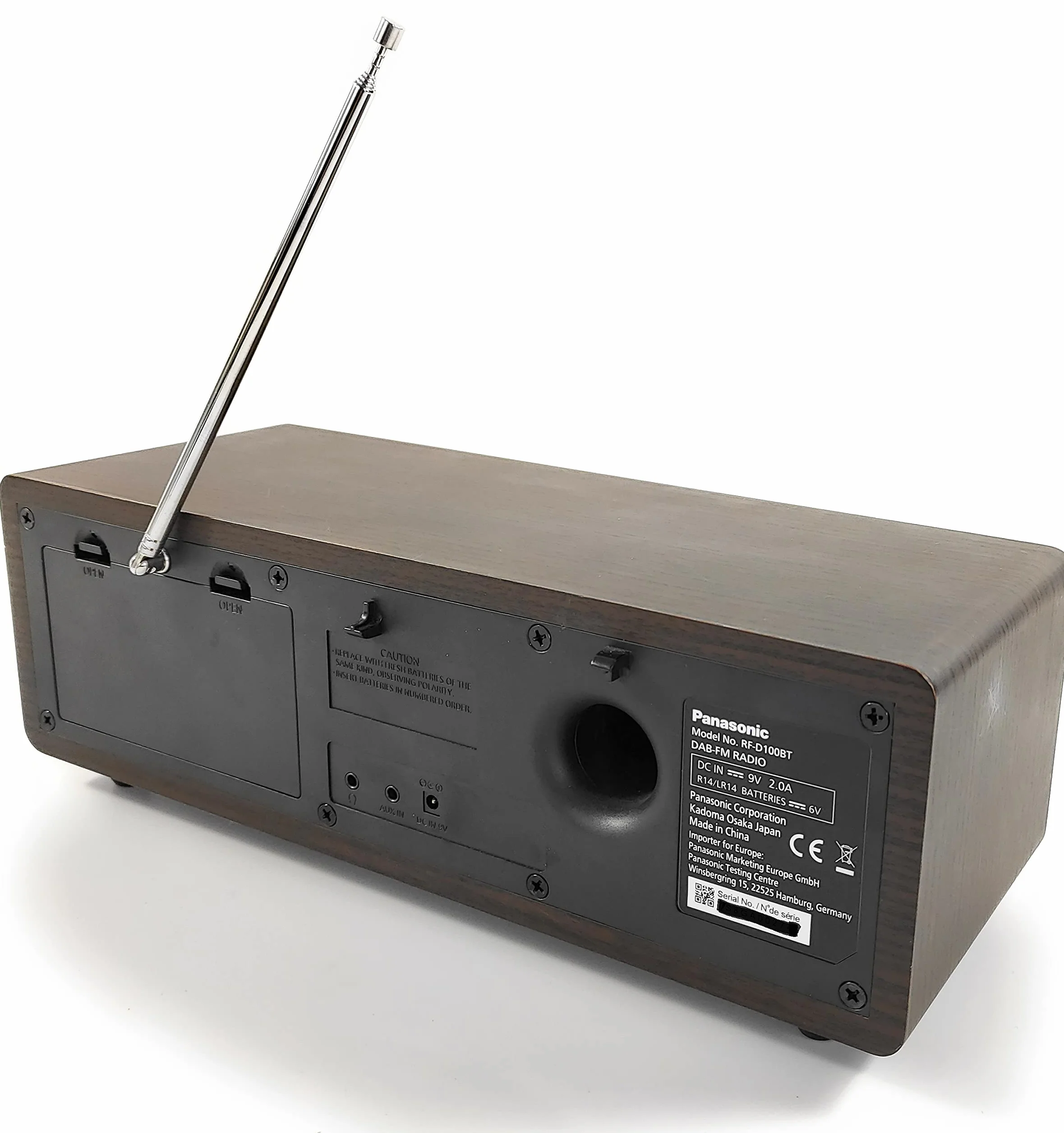 Panasonic RF -D100BTEGT Radio, Brązowy/Srebrny