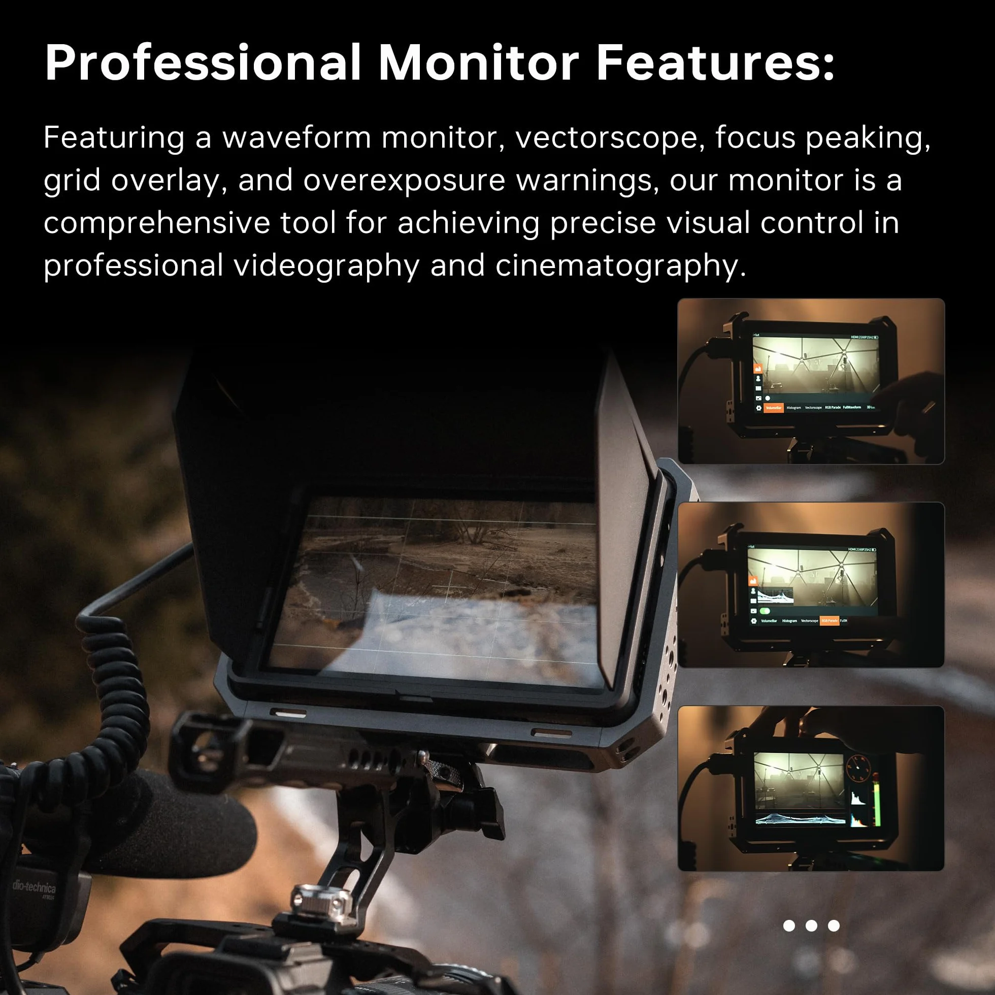 VILTROX Monitor kamery DC-X3 SDI