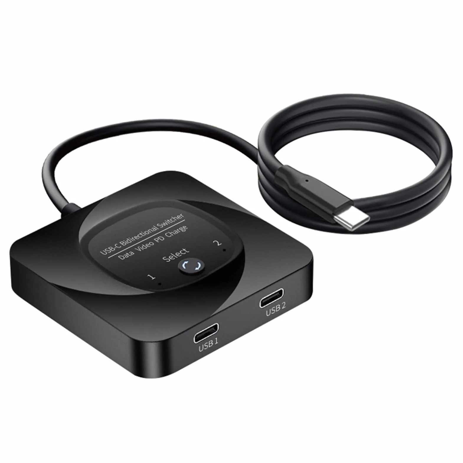 Selektor USB C 2 w 1 8K 60Hz HD Dwukierunkowy Splitter do Monitora