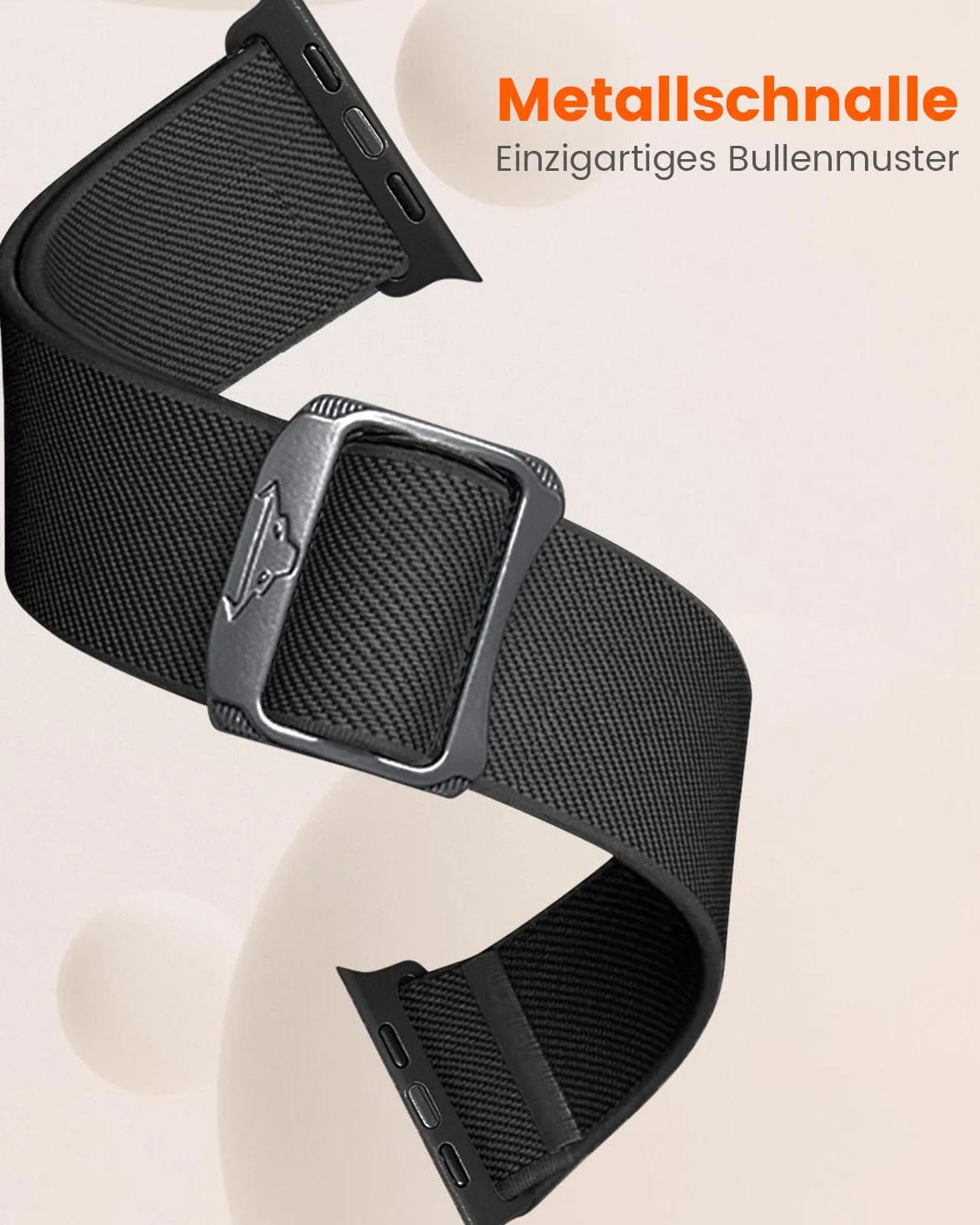 SimpleThings Elastyczny nylonowy pasek sportowy do Apple Watch 38-46 mm kompatybilny z iWatch SE 1-10