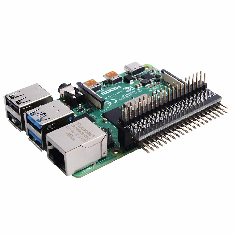 GeeekPi Micro Złącza Raspberry Pi 40 pinów GPIO 1 do 2 płyta rozszerzająca 2x20 pin podwójny męski nagłówek