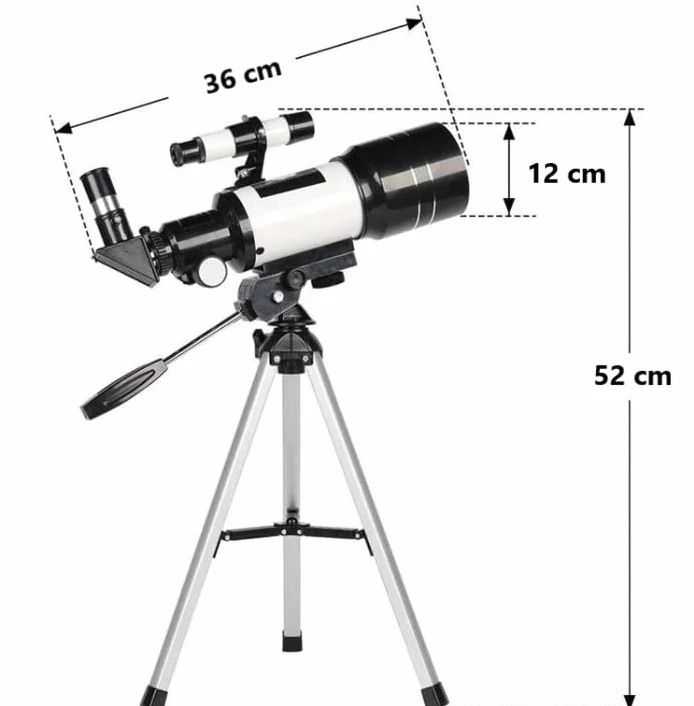 Teleskop Astronomiczny Luneta + Akcesoria F30070 300 mm powiększenie od 18X do 180X teleskop astronomiczny dla dzieci teleskop national geographic