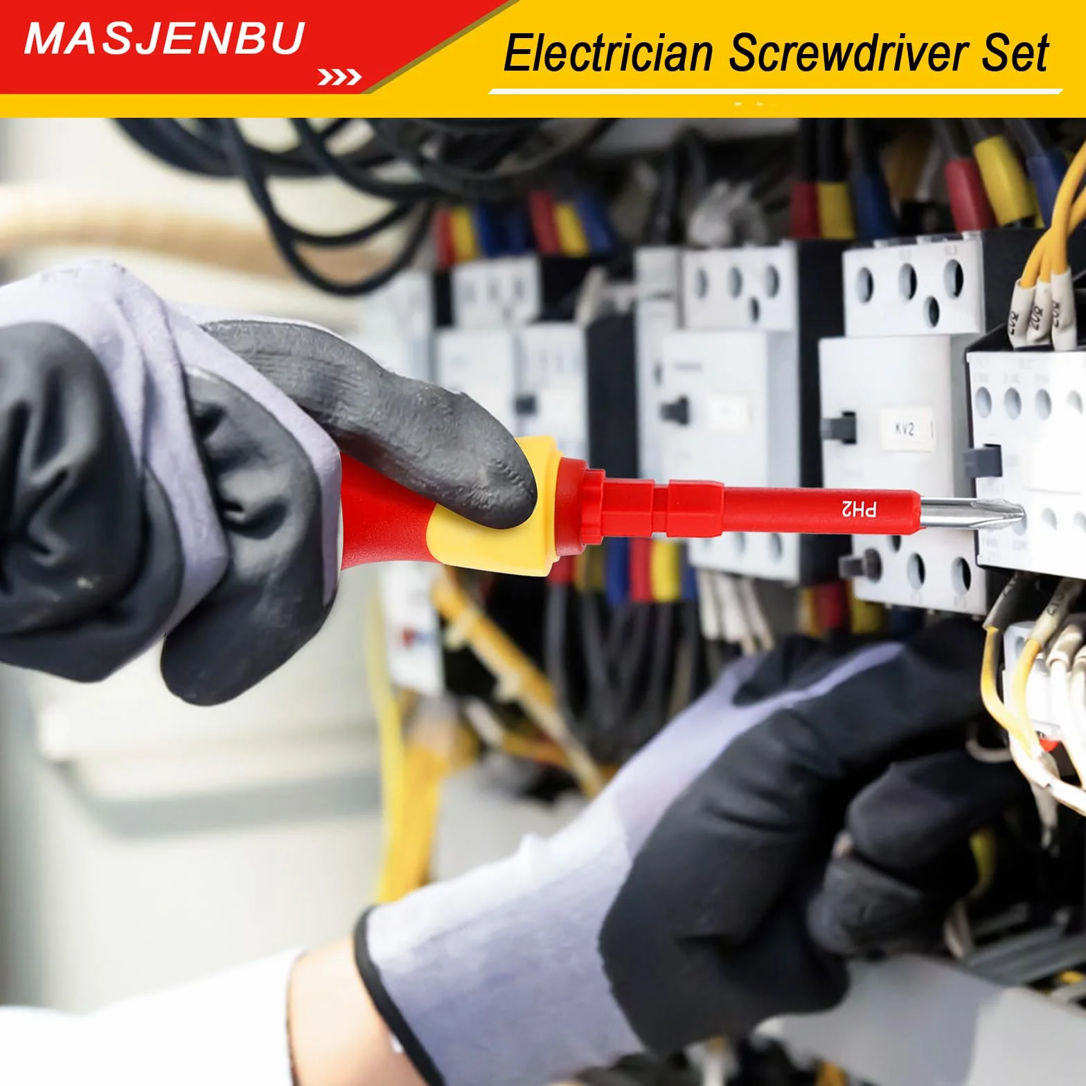 Zestaw wkrętaków izolowanych dla elektryków 1000 V, 29-częściowy zestaw śrubokrętów, zestaw wkrętaków magnetycznych CR-V, profesjonalne narzędzia dla elektryków Phillips z rowkiem Torx Hex Square z