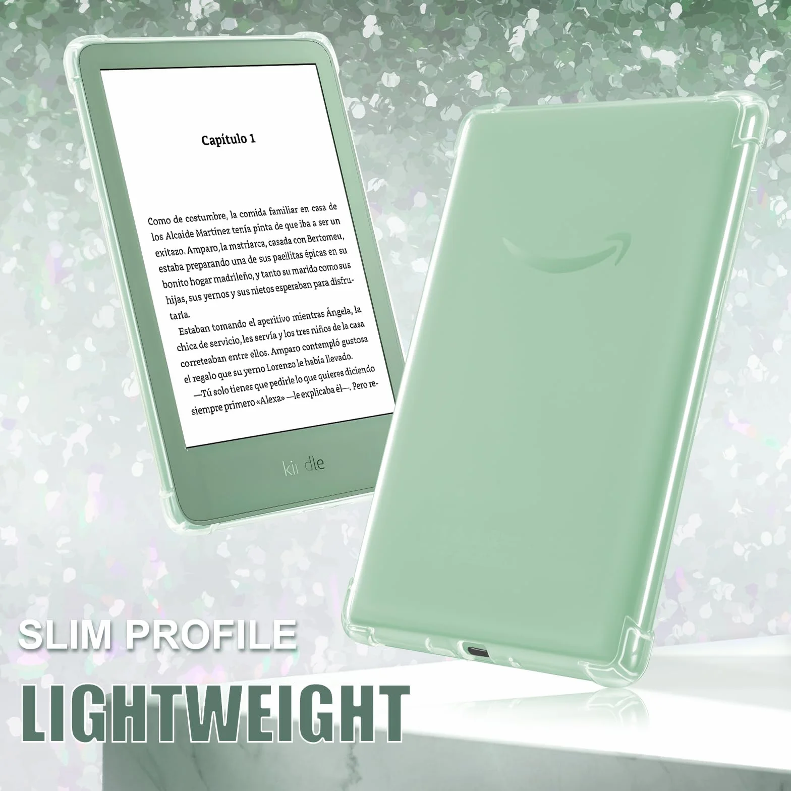 CoBak Etui Kindle 11 — Przezroczysta Obudowa Silikonowa 6 cali 2024/2022 Odporna na Zarysowania
