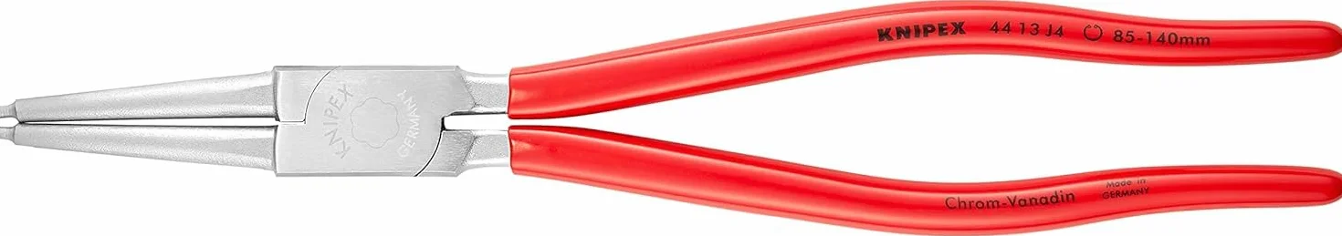 KNIPEX Szczypce do pierścieni osadczych sprężynujących do montażu pierścieni wewnętrznych w otworach chromowany z tworzywa sztucznego, 44 13 J4