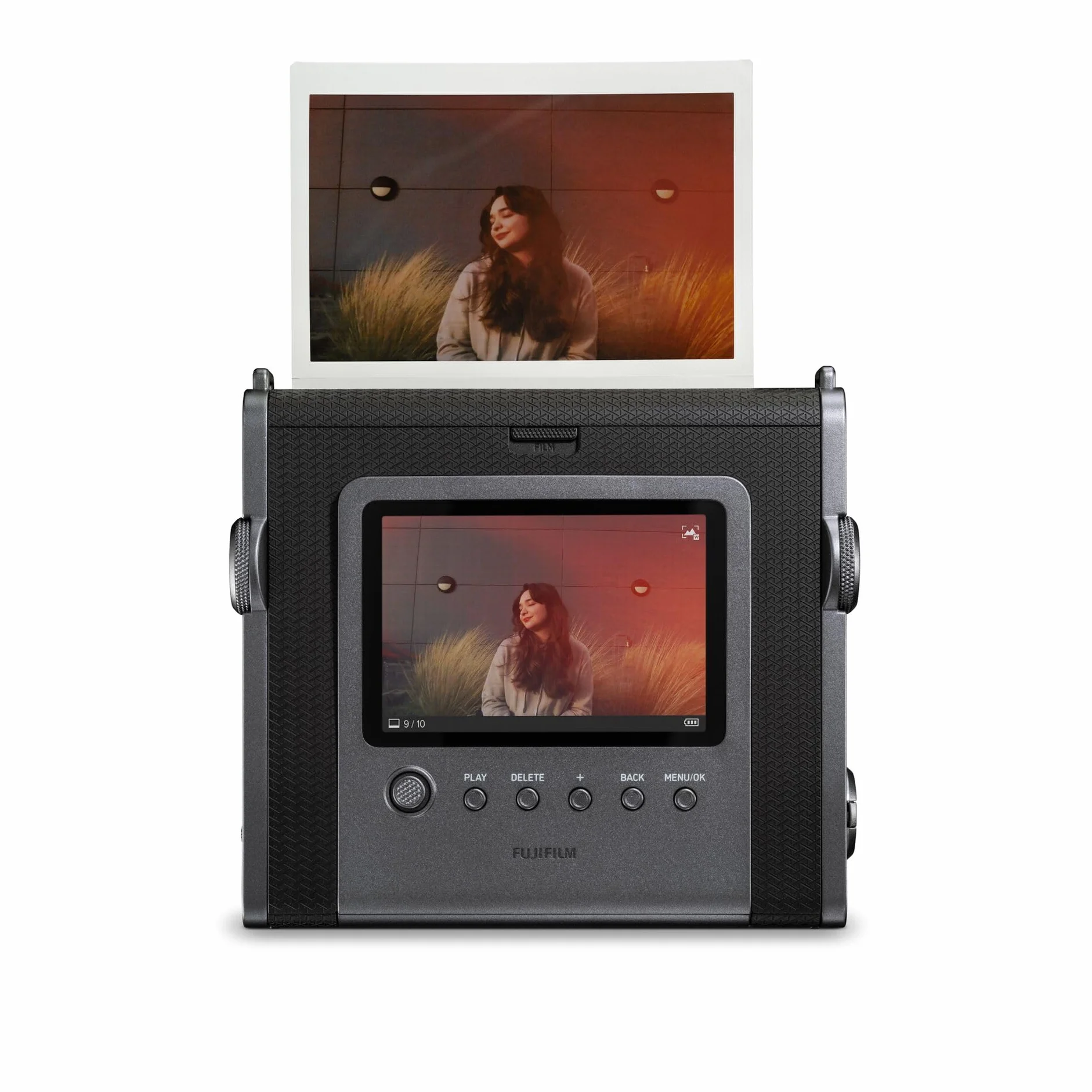instax Wide Evo 2 w 1 Aparat do Zdjęć Natychmiastowych i Drukarka w Jednym, 10 Obiektywów i 10 Filtrów Filmowych