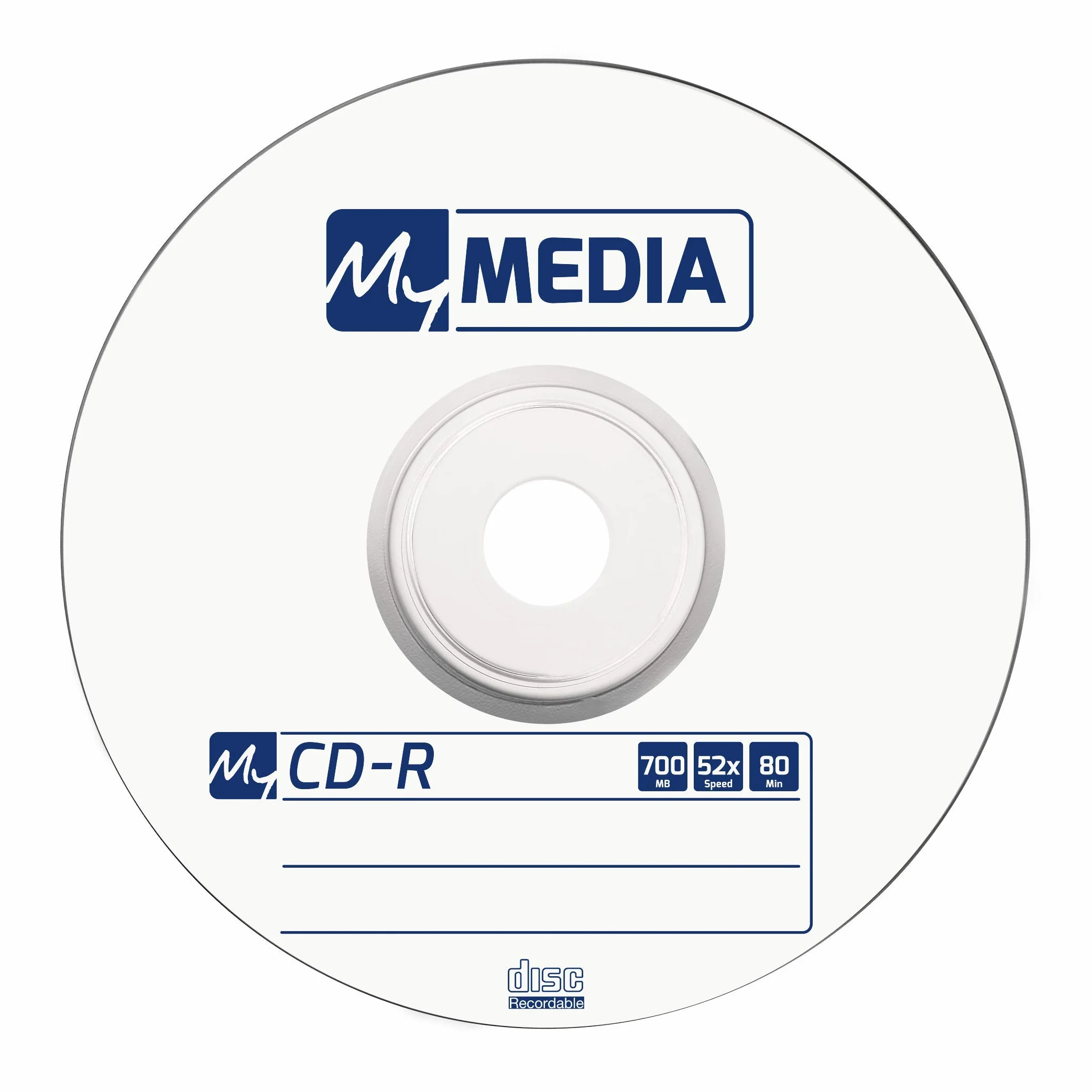 CD-R 700 MB 52x Prędkość Palenia Audio Rohling Opakowanie 10 Szt.