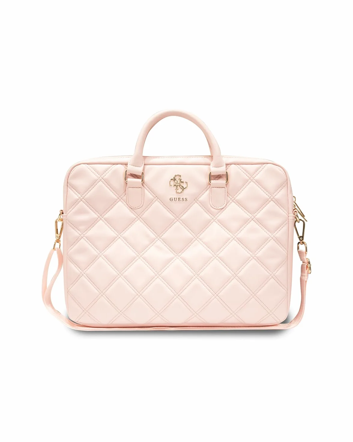 CG MOBILE Guess torba GUCB15ZPSQSSGP 16" różowa pikowana 4G