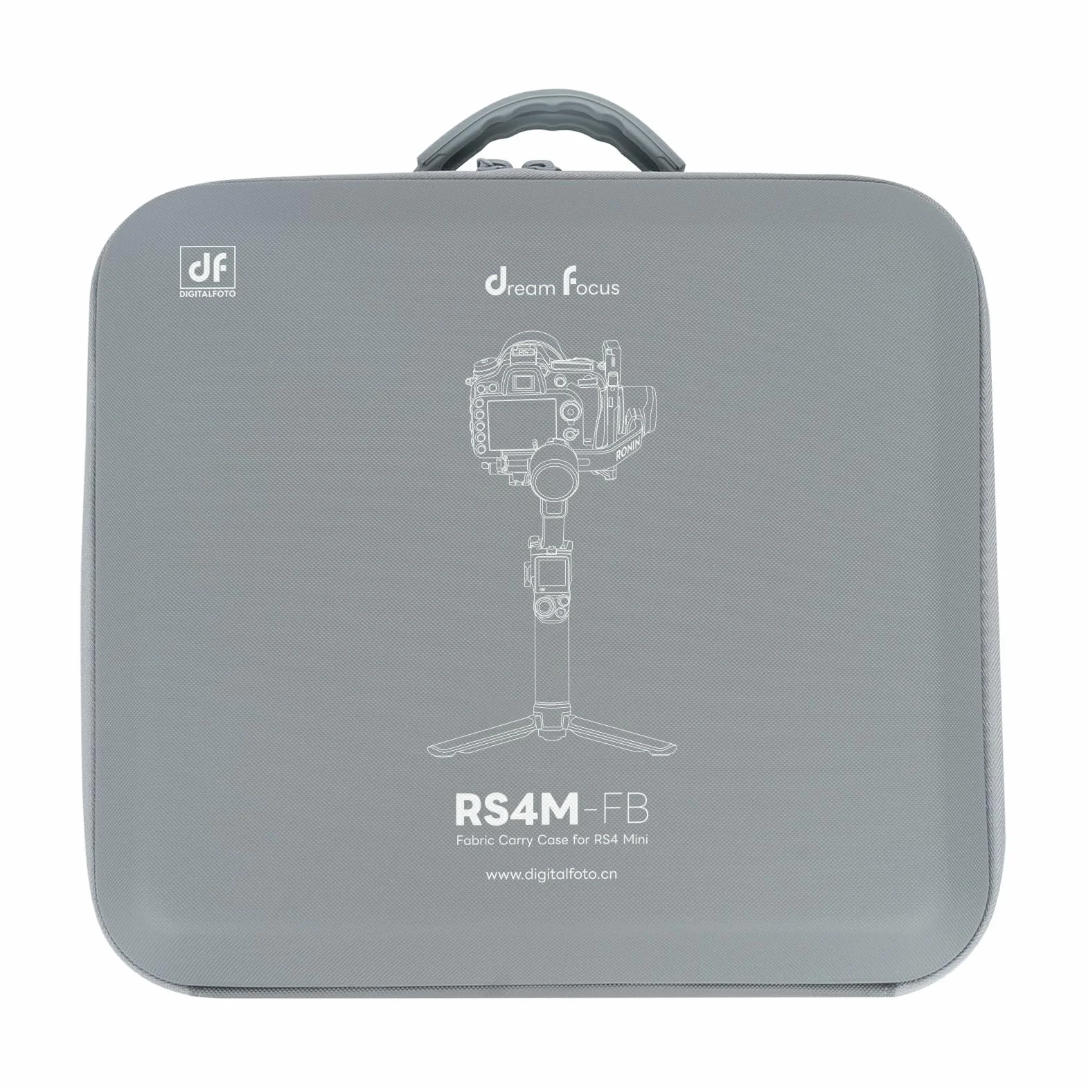 Lekka Etui Transportowa RS4 Mini Wodoodporna Twarda Torba Ochronna do DJI RS4 MINI Creator Combo, Szara