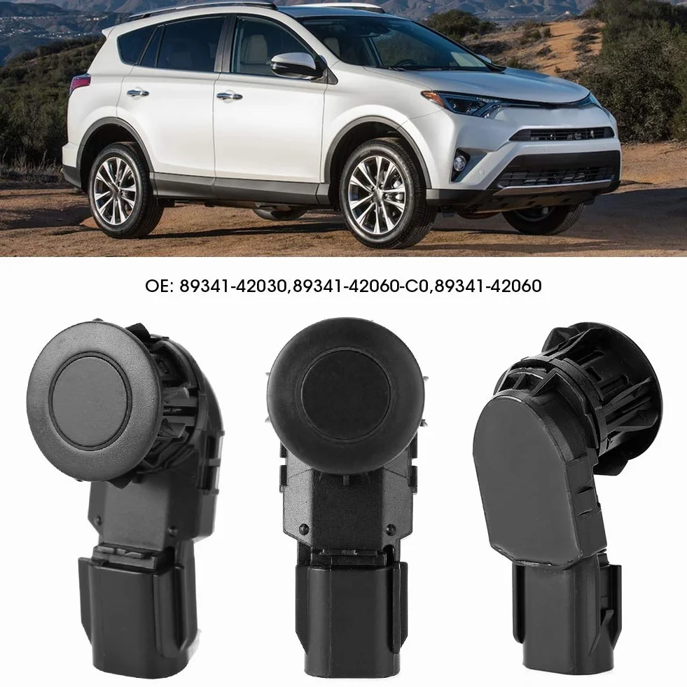 Czujnik Parkowania, Yctze 89341-42060 Czarny Zamiennik Czujnika Parkowania PDC dla RAV4 2.5L L4 2017-2018