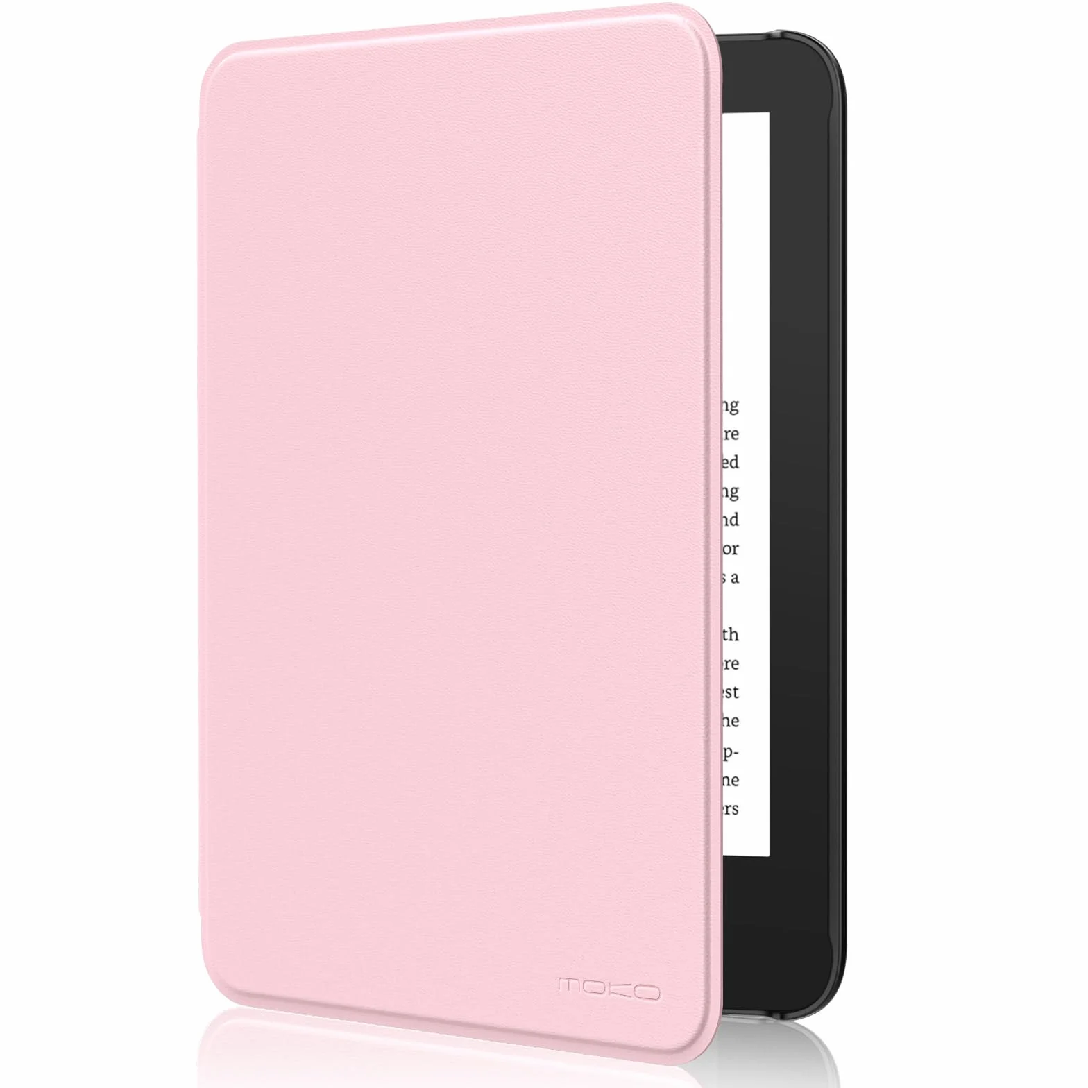 MoKo Case for Kindle 11th Generation 2024/2022 Release, Lightweight Shell Cover with Auto Wake/Sleep, Pink