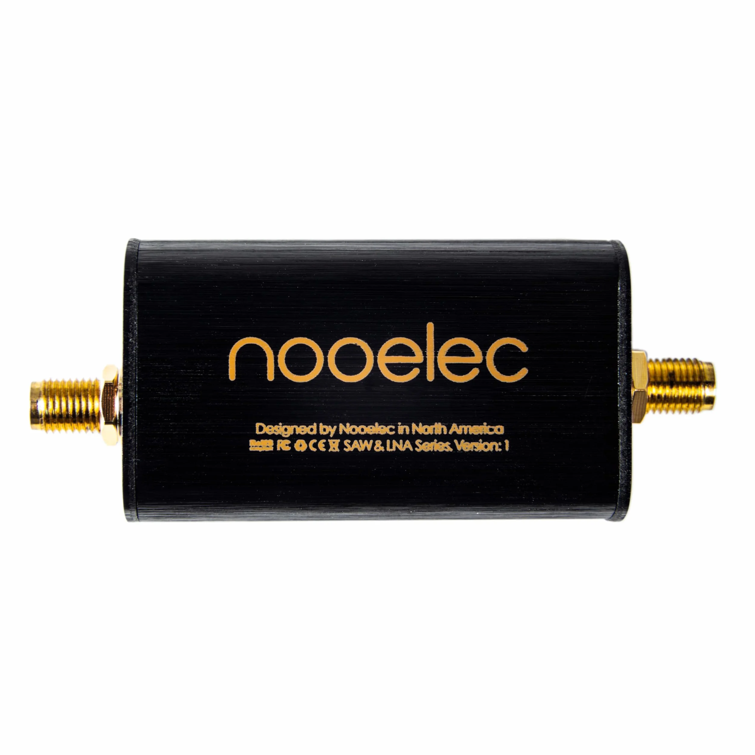 Nooelec SAWbird NOAA - Premium LNA i filtr piły do zastosowań satelitarnych pogodowych. Moduł wzmacniacza o bardzo niskim poziomie hałasu do przechwytywania obrazów NOAA (APT) i Meteor M2.