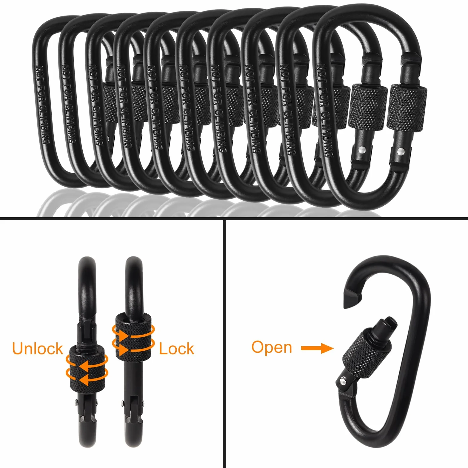 Carabiner 10-Pak