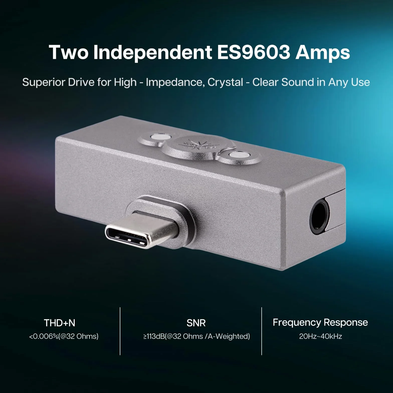 Linsoul Kiwi Ears Allegro Pro DAC/AMP Ulepszony zestaw słuchawkowy IEM, wyjście USB C do 3.5/4.4 mm Obsługa PCM do 32bit/384kHz DSD128/DSD64, Podwójne wzmacniacze ES9603 dla smartfonów/komputerów