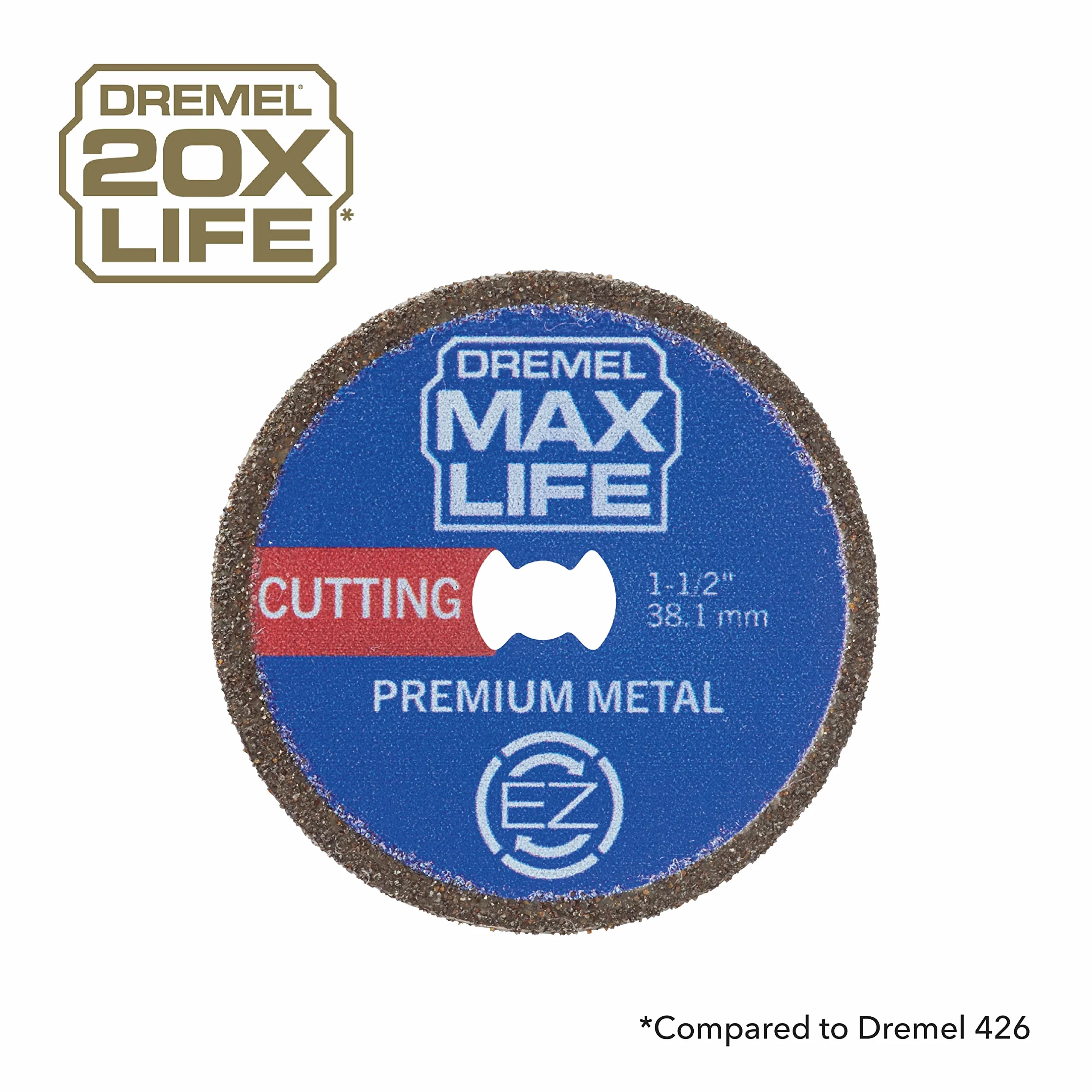 Dremel Max Life EZ506HP 1-12" (38,1 mm) wysokiej jakości metalowa tarcza tnąca, niebieska