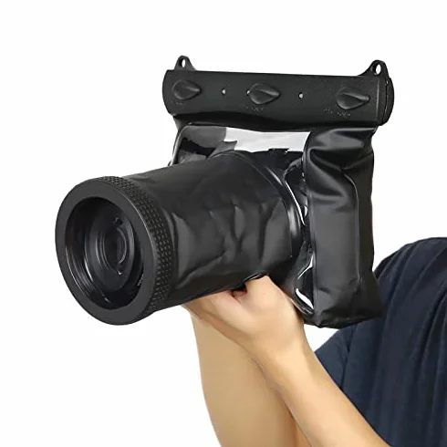 Osłona Aparatu Podwodnego, Wodoodporna Obudowa Podwodna HD Pokrowiec na suchą torbę do Aparatu SLR DSLR