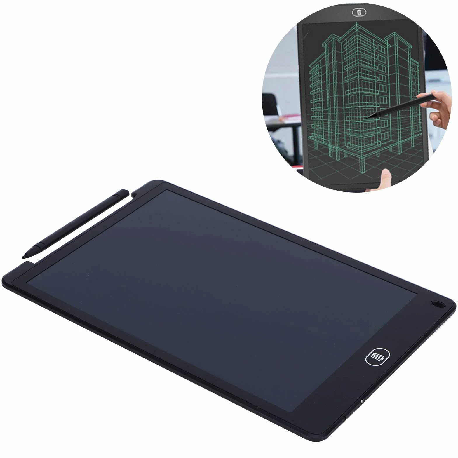 Tablet LCD 12 cali Inteligentna Tablica do Pisania dla Dzieci Elektroniczny Notatnik