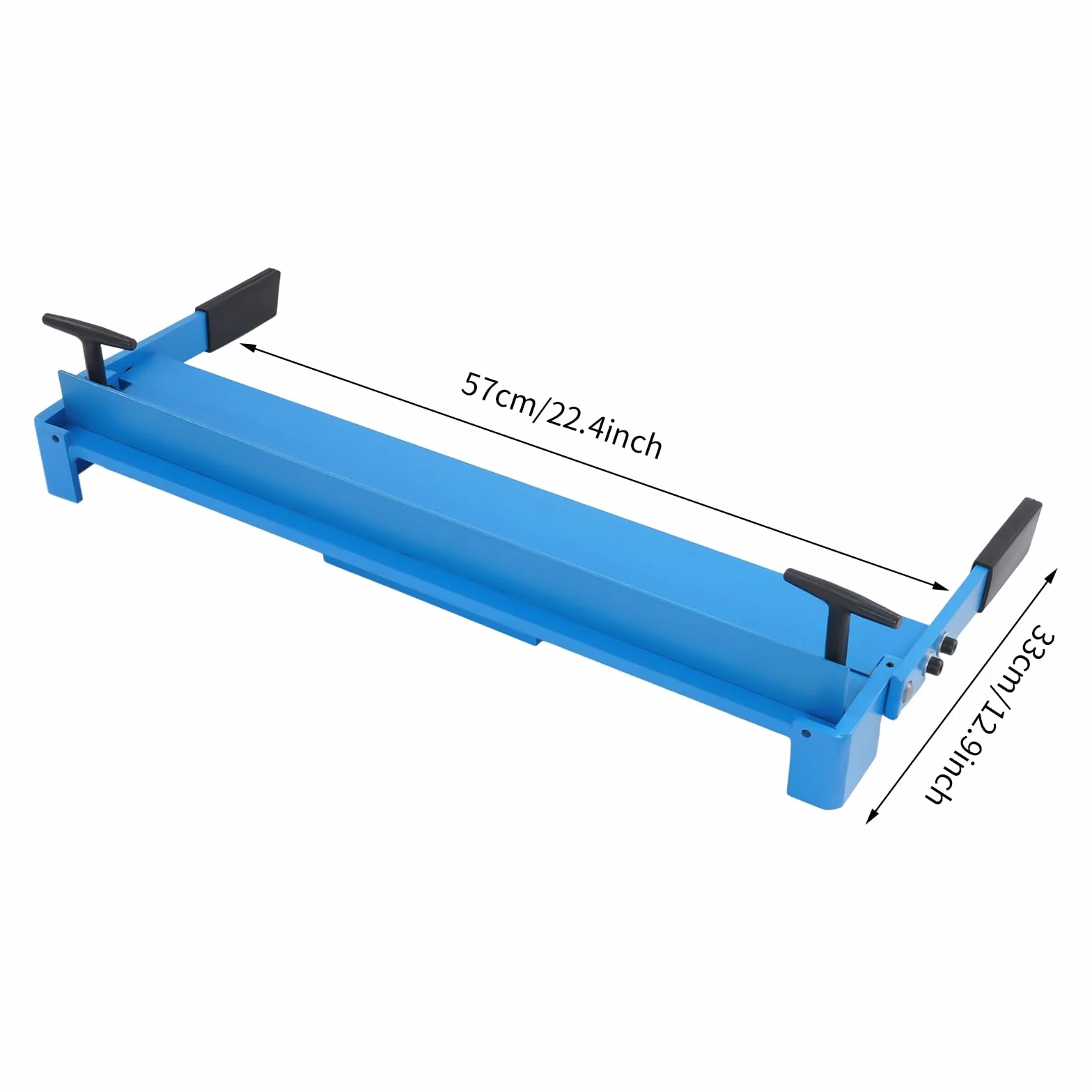 Ręczna giętarka do rur, maks. szerokość robocza 630 mm, kąt gięcia 0-120°, wydajność zginania 1-1,2 mm, niebieska giętarka, urządzenie do gięcia rur miedzianych