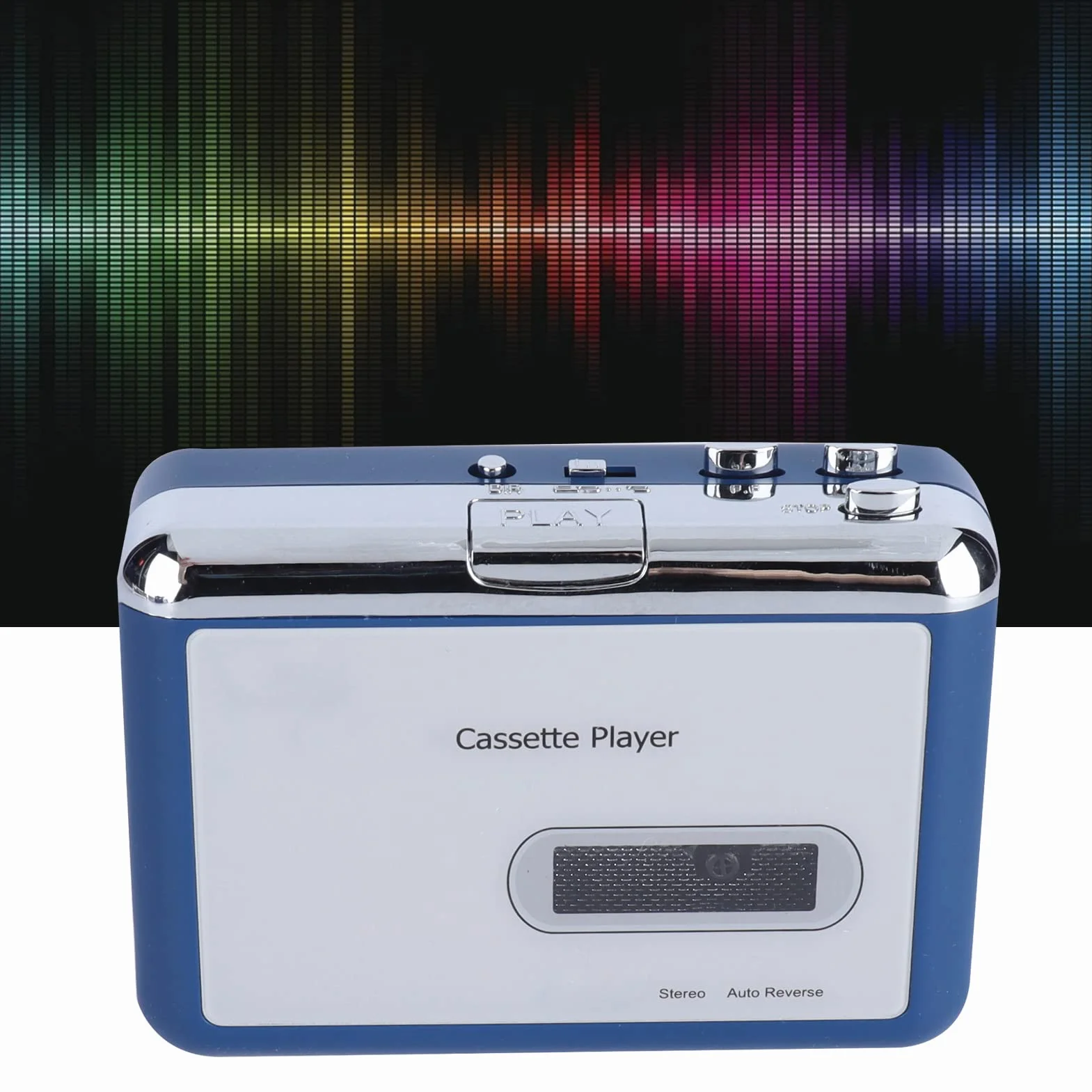 Odtwarzacz Kaset Audio, Odtwarzacz Kasetowy Bluetooth Automatyczne Odwracanie Odtwarzacza Taśmowego Wyjście Bluetooth do Głośnika Słuchawek