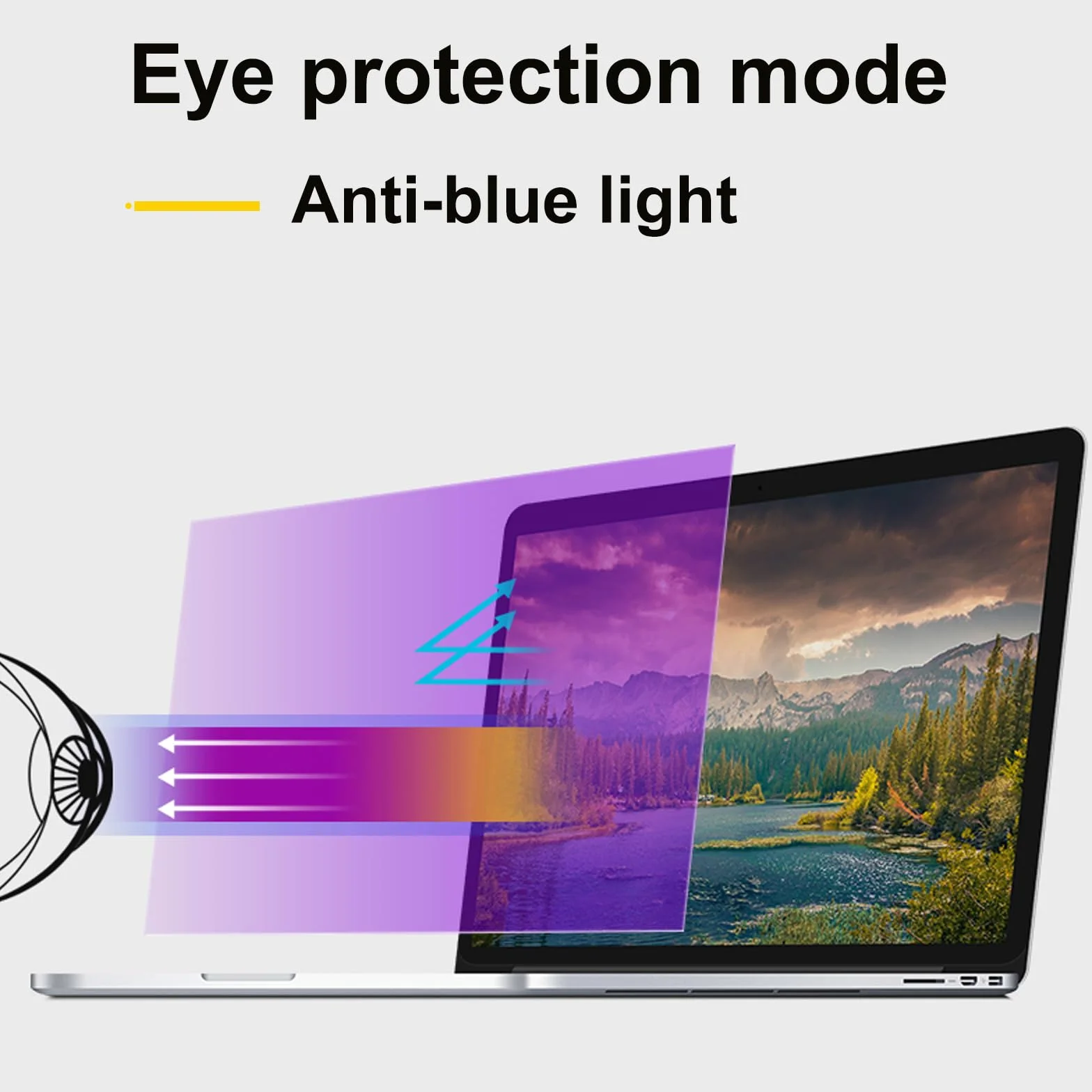 Ekran prywatności do MacBooka Air 34.5 cm (2022 M2) zdejmowana osłona
