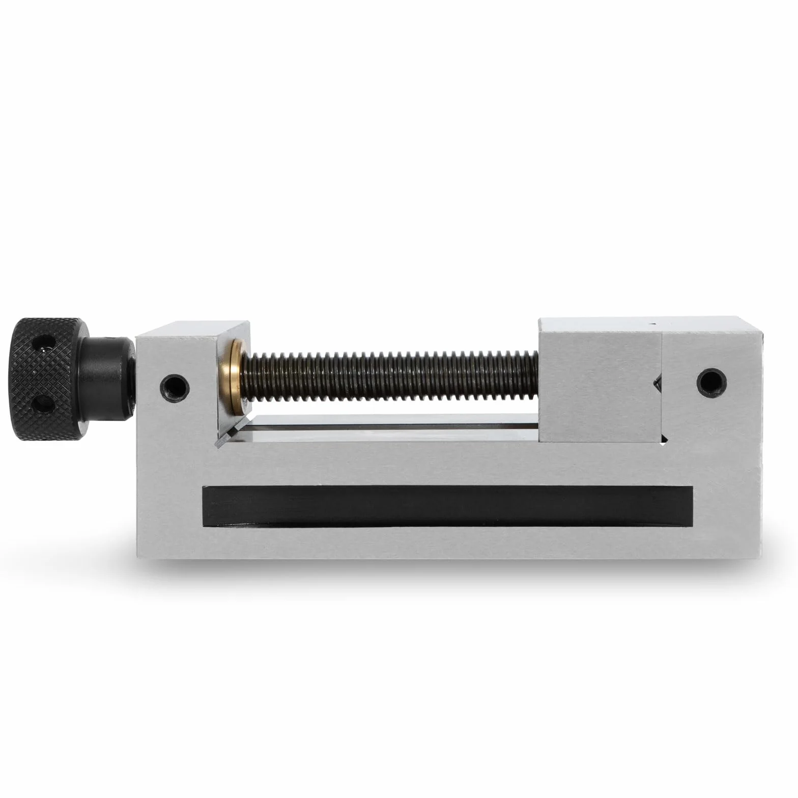 EBERTH Imadło precyzyjne z wrzecionem, szerokość szczęk 100mm, maksymalna siła zacisku 125mm, wysokość szczęk 45mm, wykonane z wytrzymałej stali, profesjonalne, do różnych prac, imadło warsztatowe