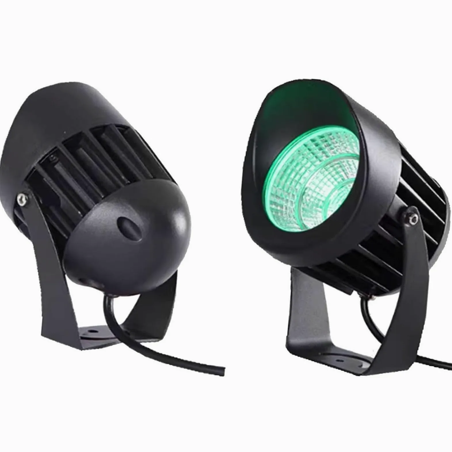 Zewnętrzne oświetlenie wpuszczane, reflektor LED z wiązką światła, wodoszczelne łańcuchy świetlne LED, IP65, drzewa, do ogrodu, willi, podwórka, trawnika, do użytku zewnętrznego (fioletowe, 3