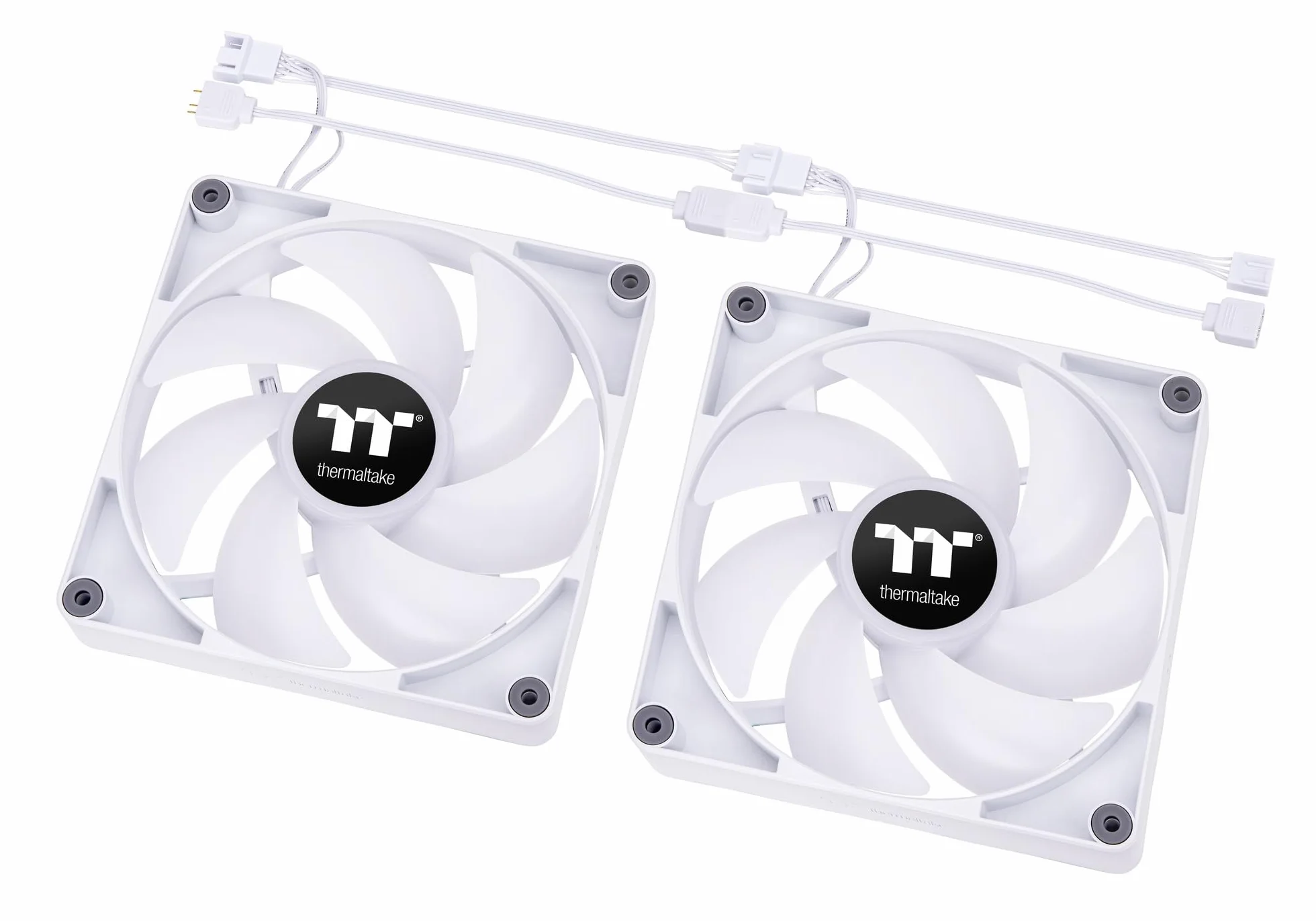 Thermaltake CT140 ARGB Sync PC Cooling Fan White 2 Pack